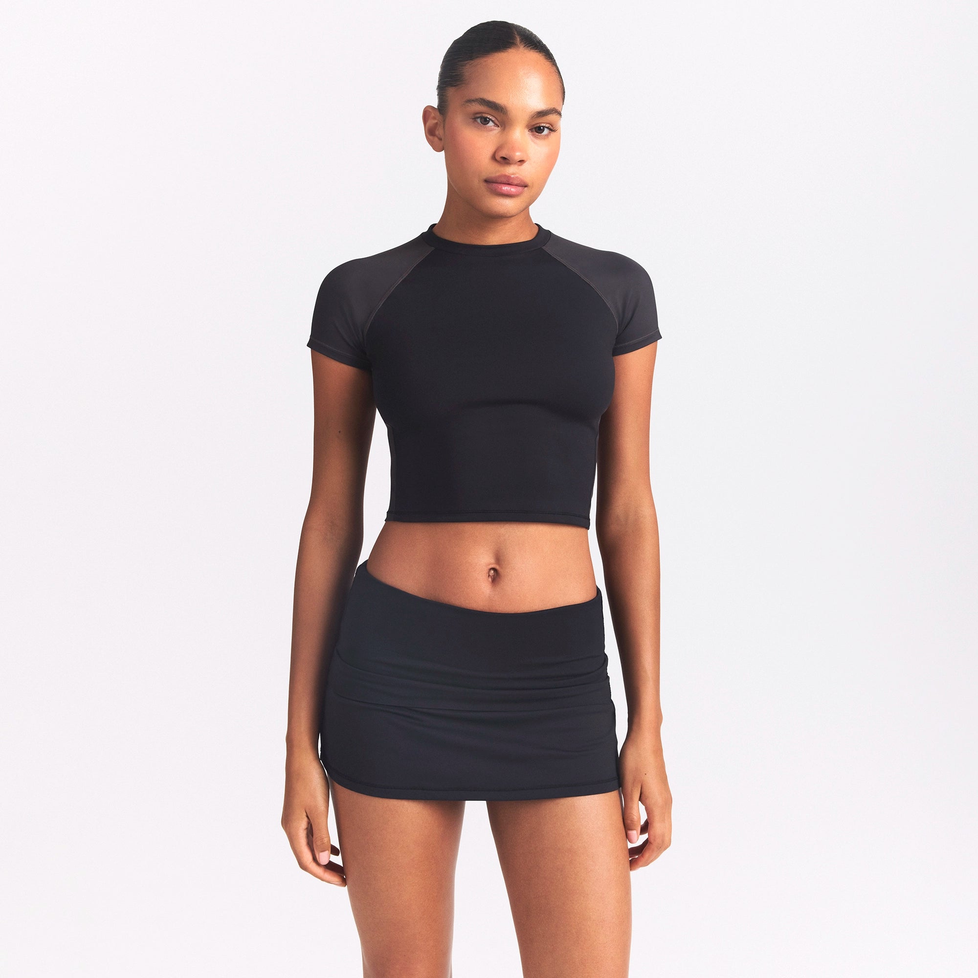 NikeSKIMS AIRY FOLDOVER SKORT | OBSIDIAN - Image 3
