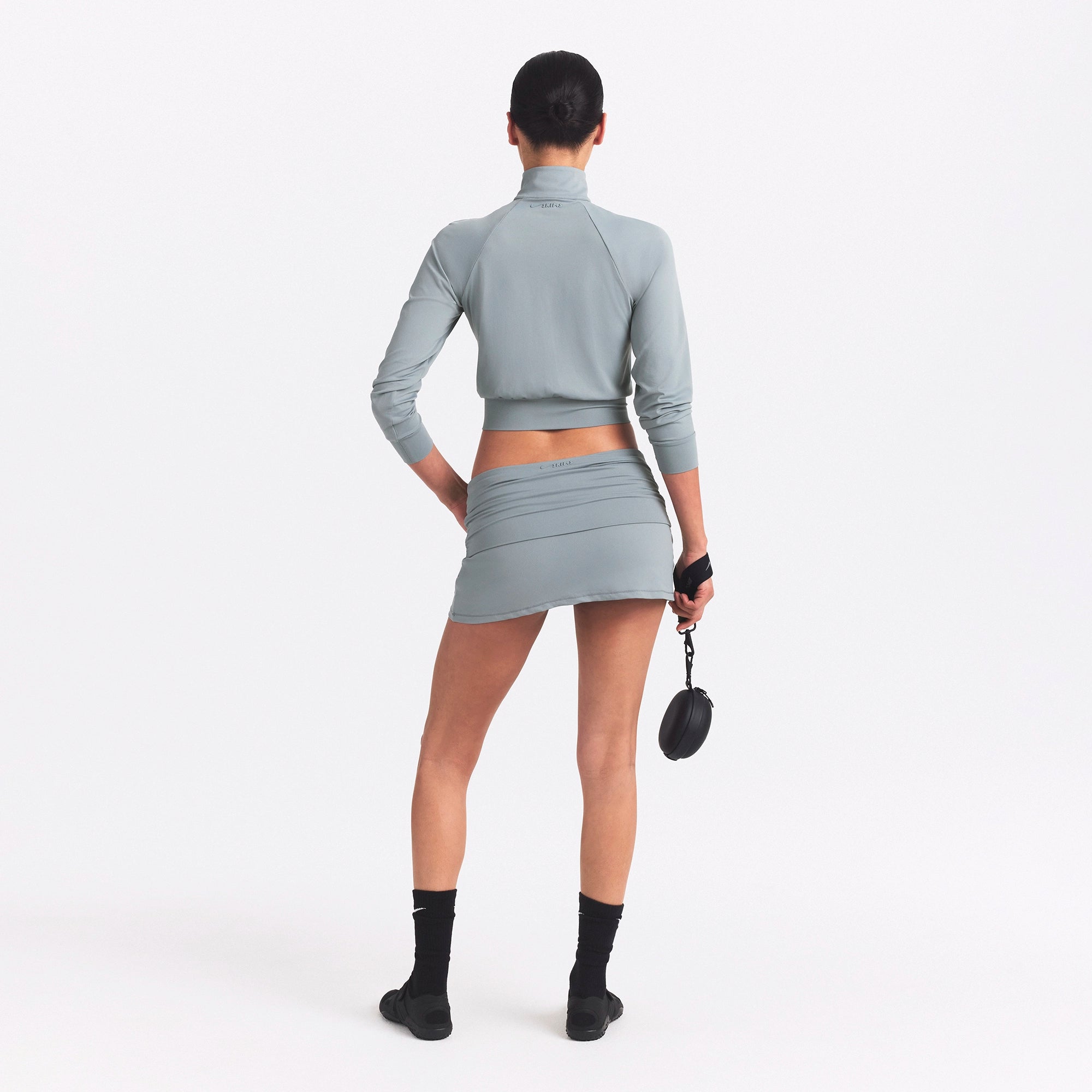 NikeSKIMS AIRY FOLDOVER SKORT | WASHED PACIFIC - Image 6