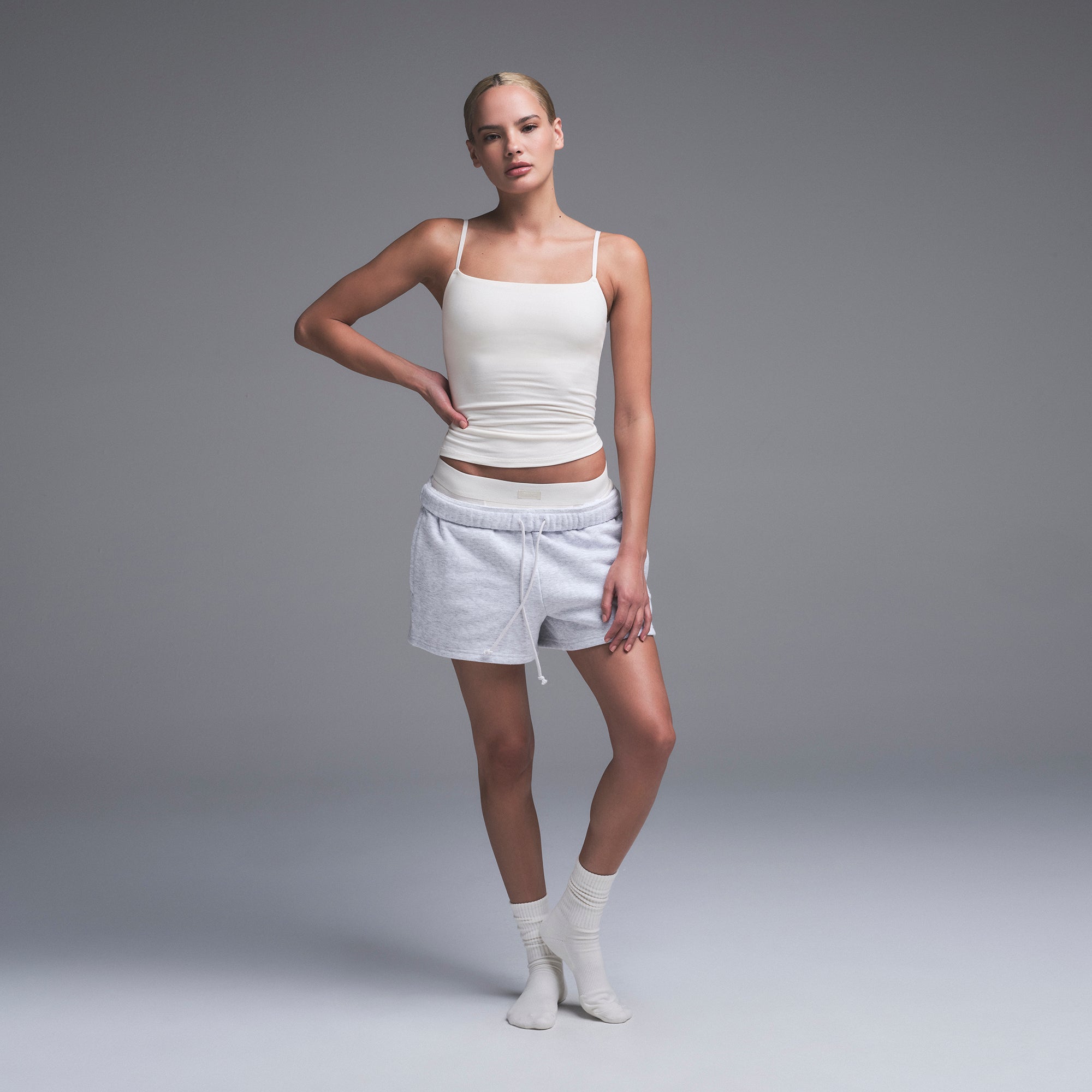 COTTON JERSEY CAMI | MARBLE - Image 2