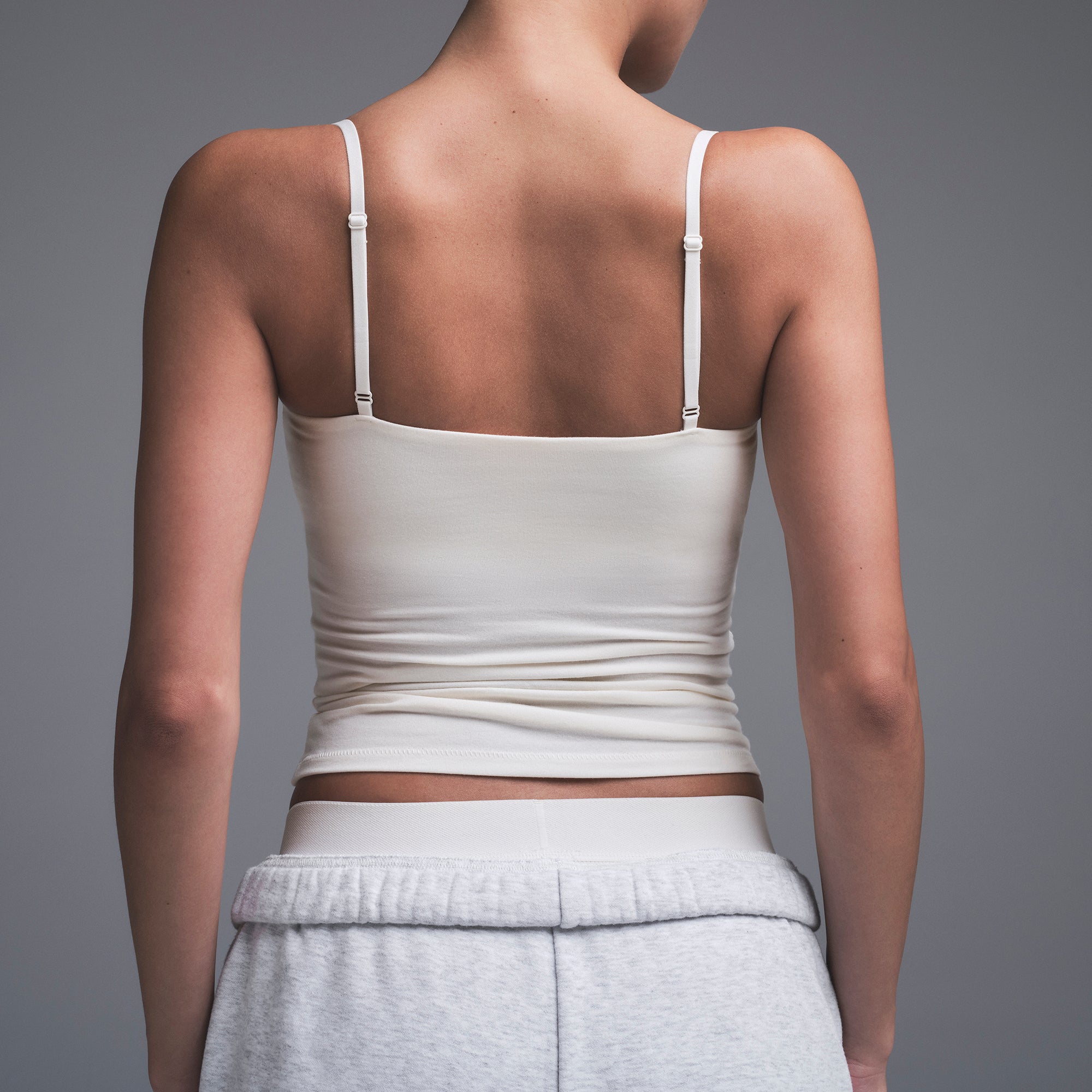 COTTON JERSEY CAMI | MARBLE - Image 3