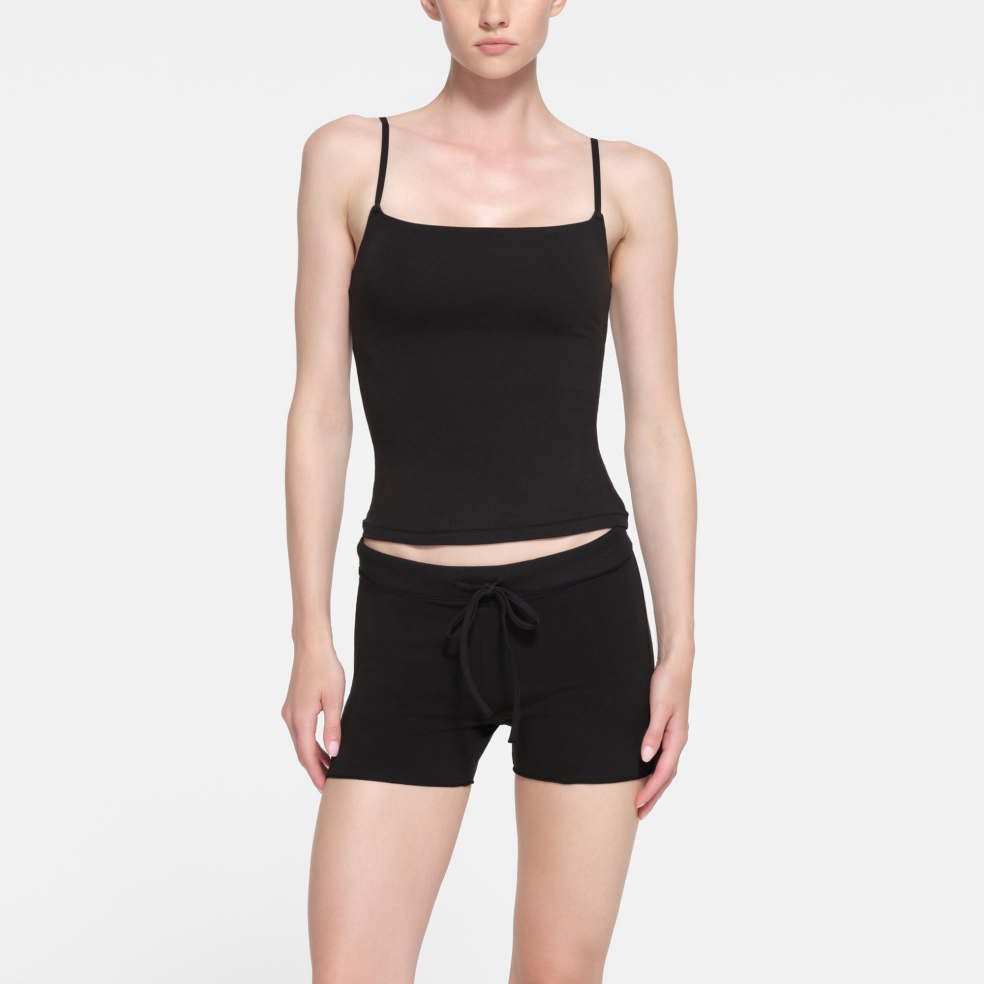 COTTON JERSEY CAMI | SOOT - Image 2