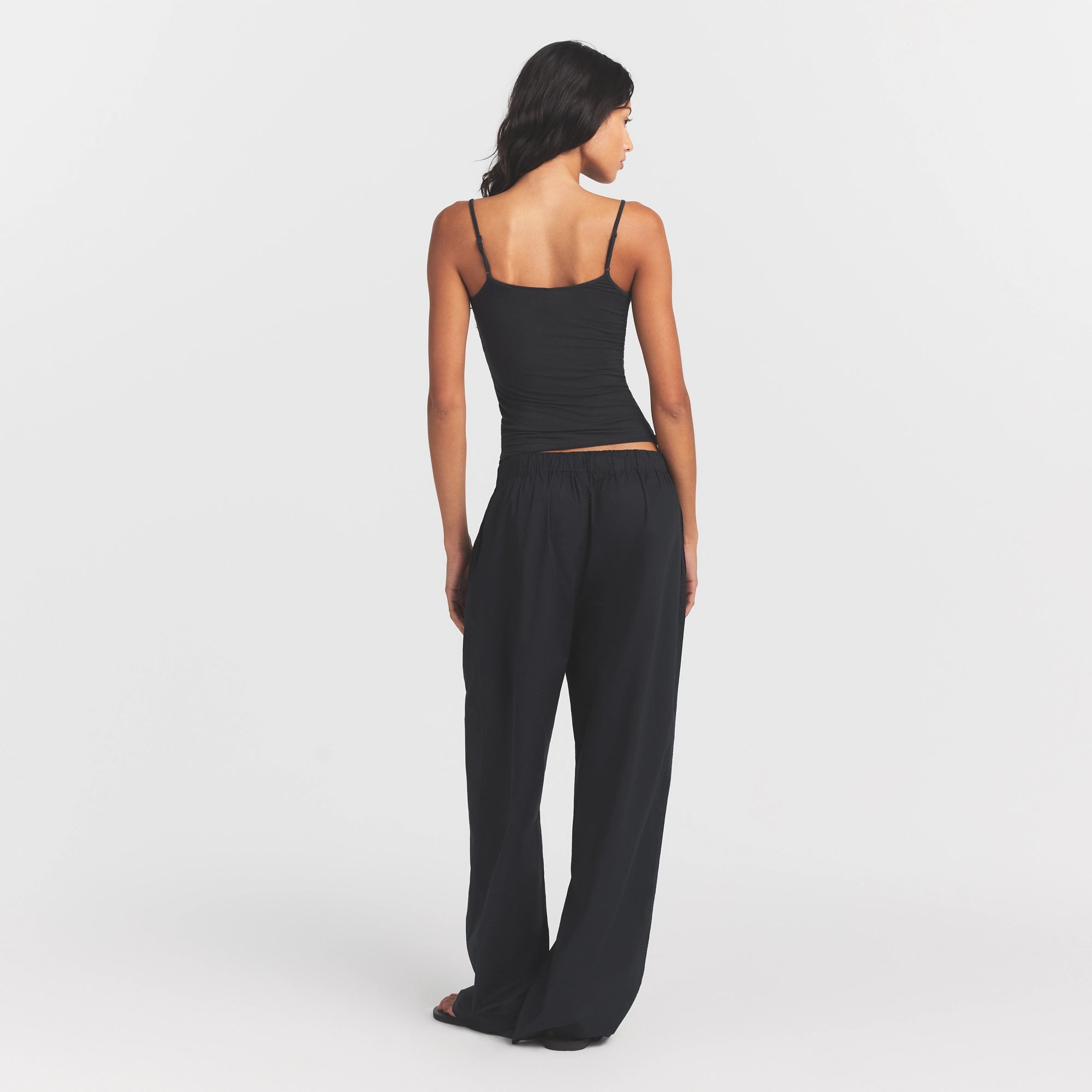 SHEER MODAL LACE CAMI | ONYX - Image 4