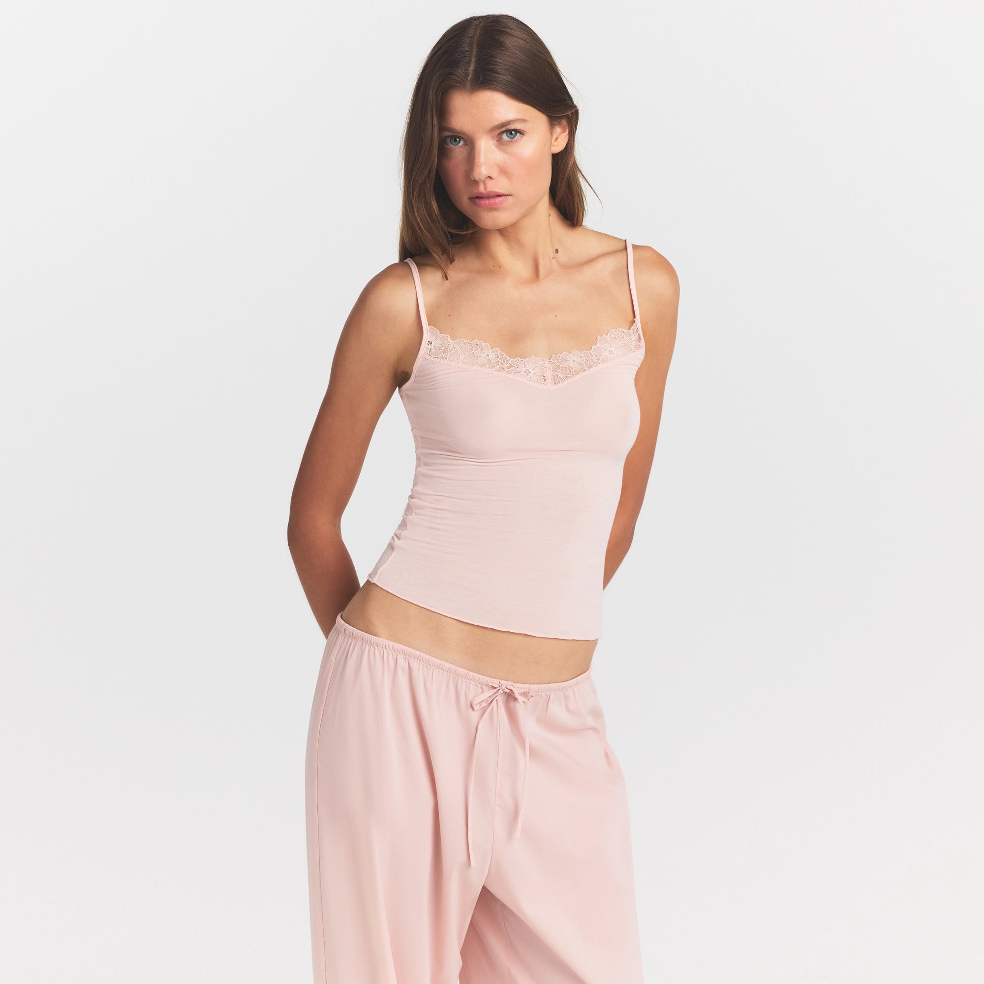 SHEER MODAL LACE CAMI | PRIMROSE - Image 3