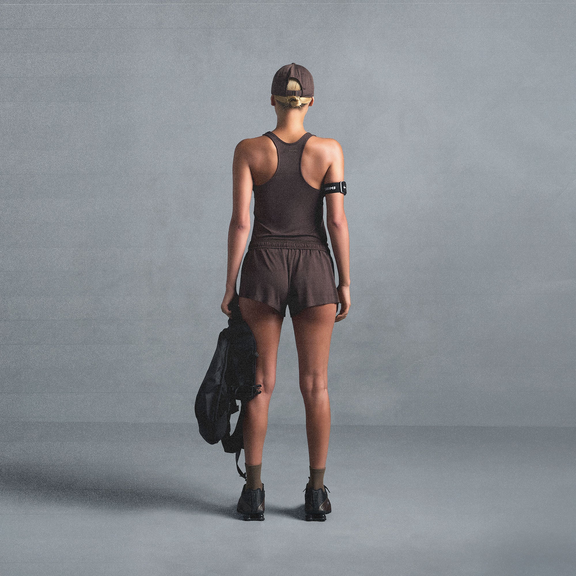 NikeSKIMS AIRY RACERBACK TANK | DARK SEPIA - Image 6