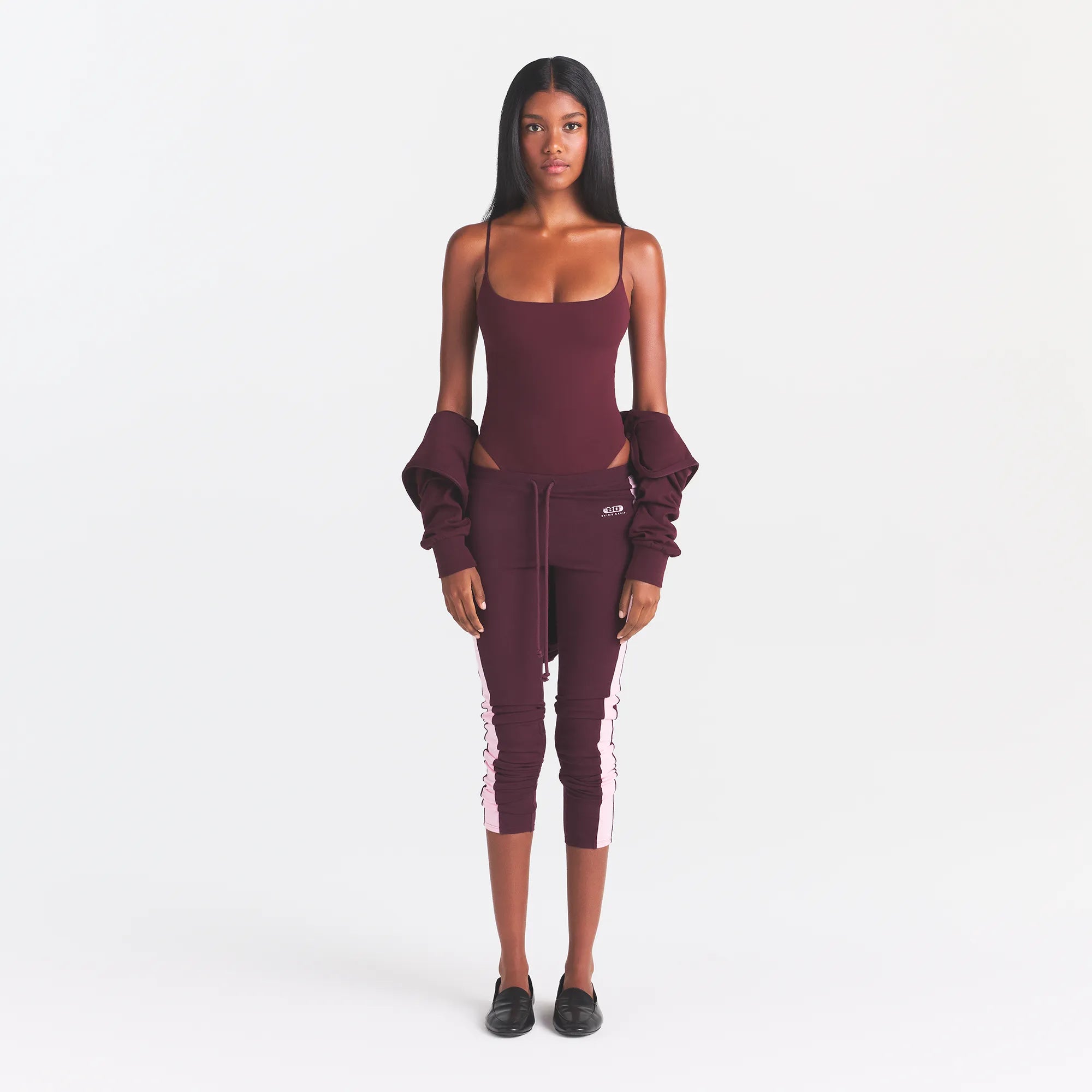 FITS EVERYBODY CAMI BODYSUIT | CURRANT - Image 3