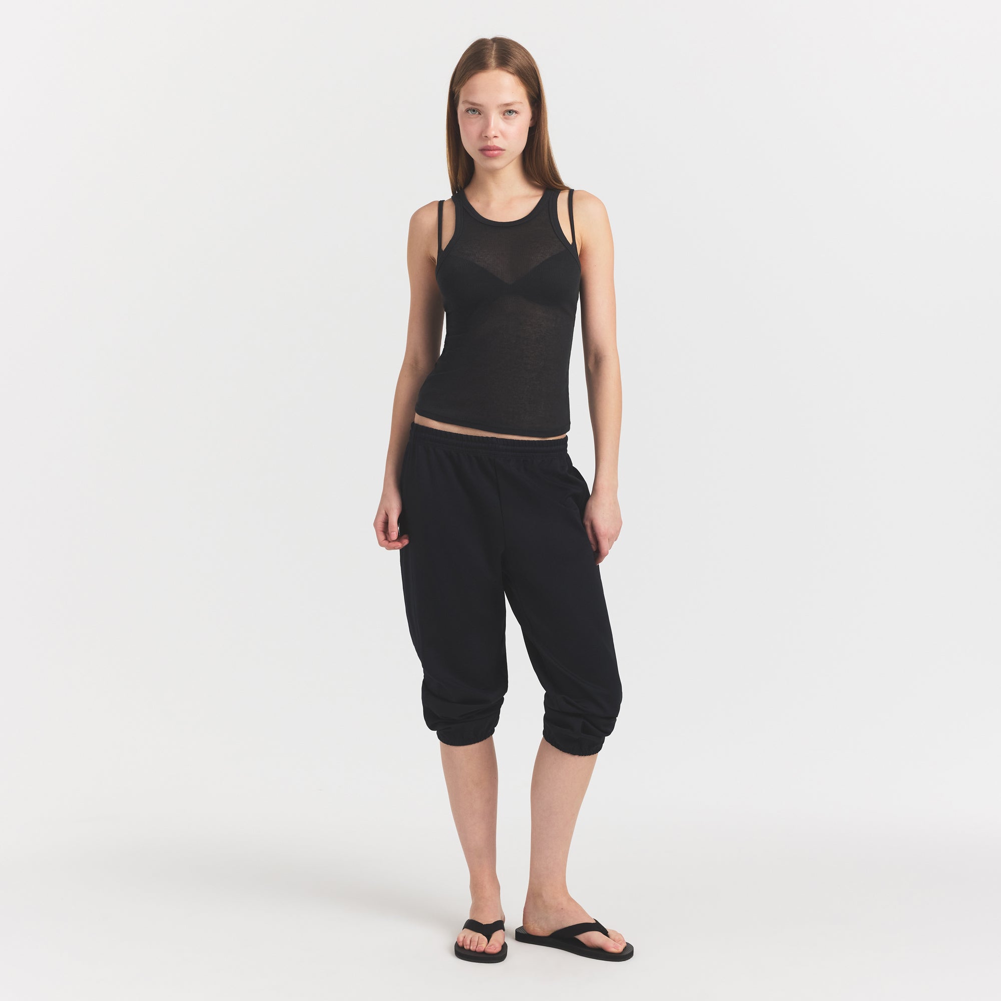 SHEER RIB TANK | SOOT - Image 2