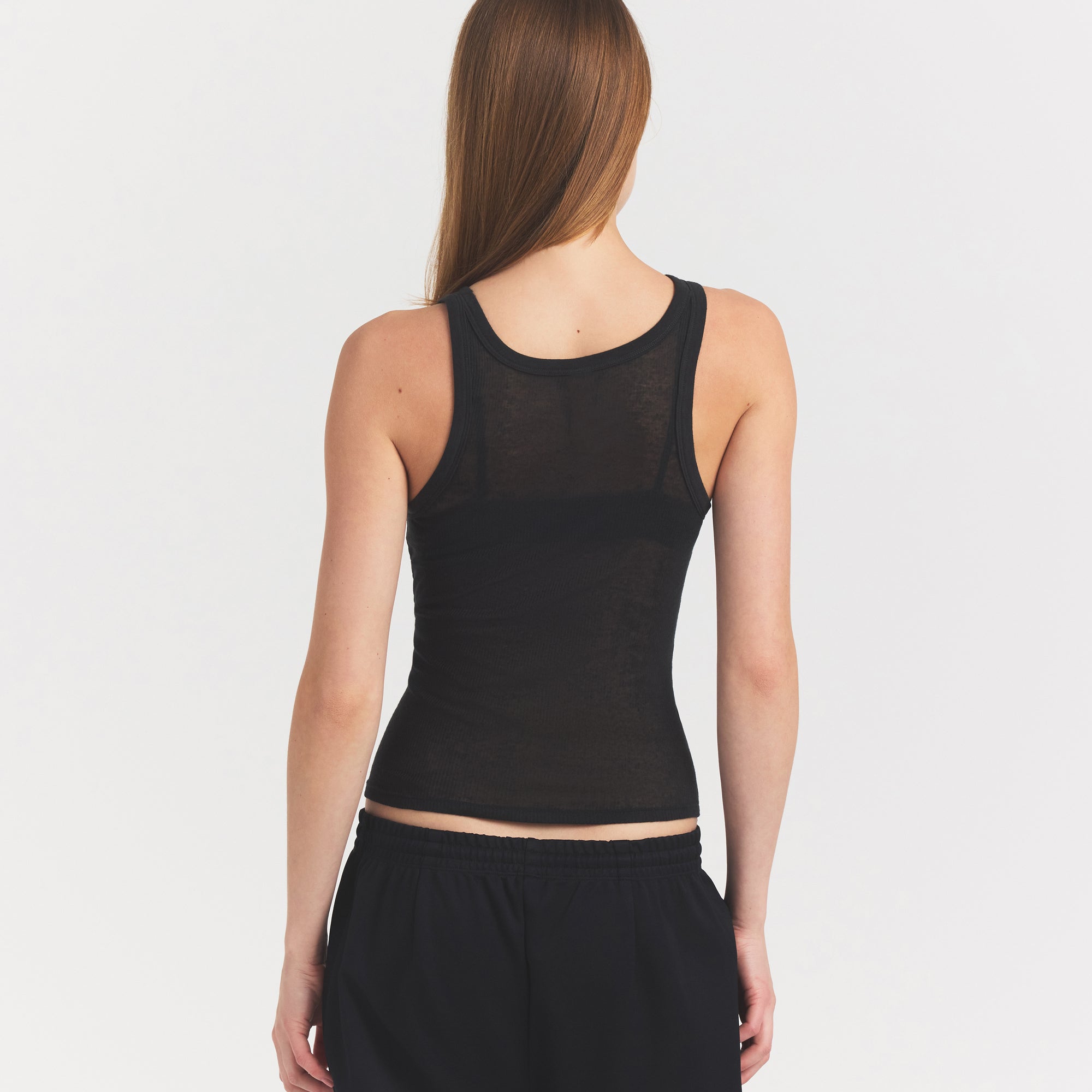 SHEER RIB TANK | SOOT - Image 4