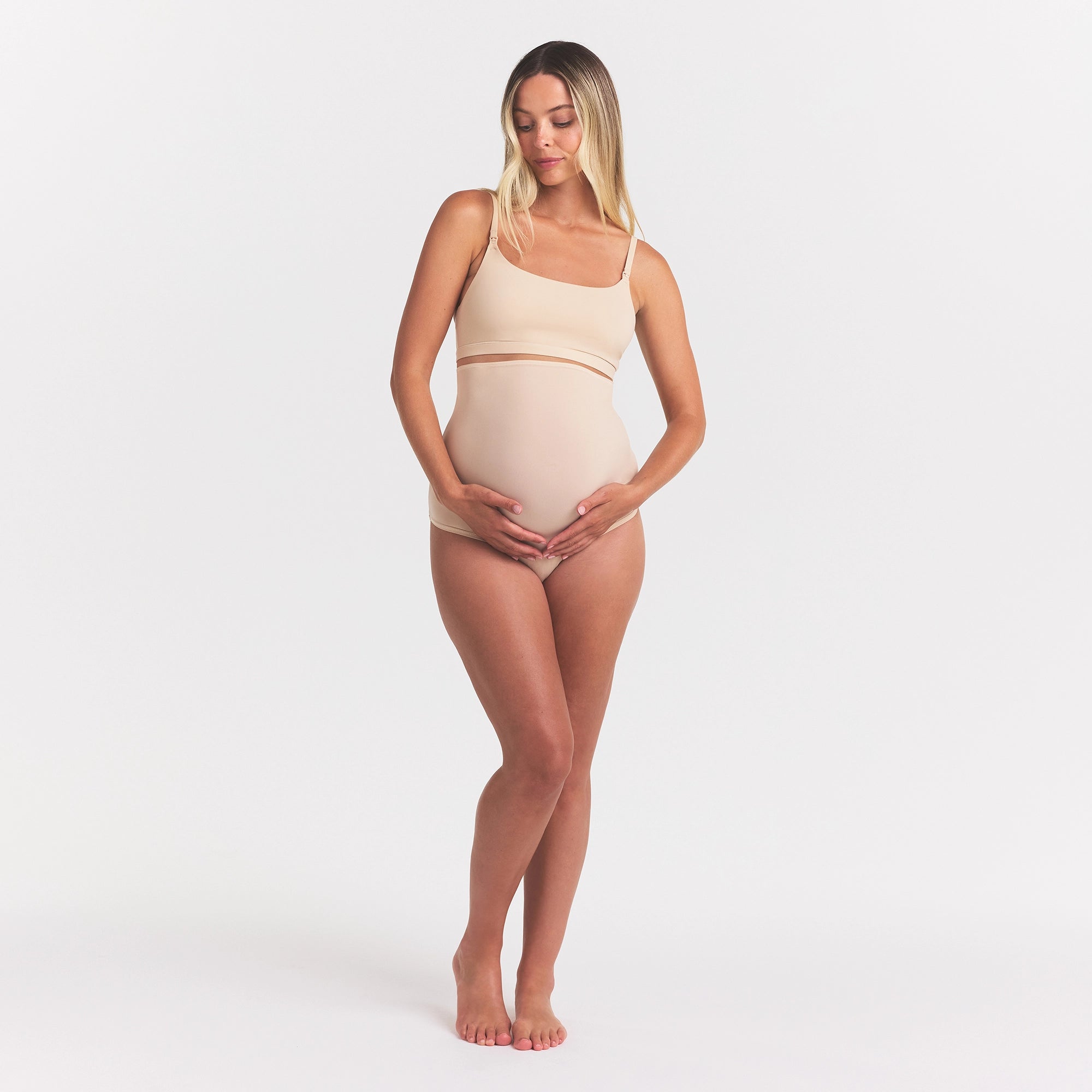 FITS EVERYBODY MATERNITY NURSING SCOOP BRALETTE | SAND - Image 2