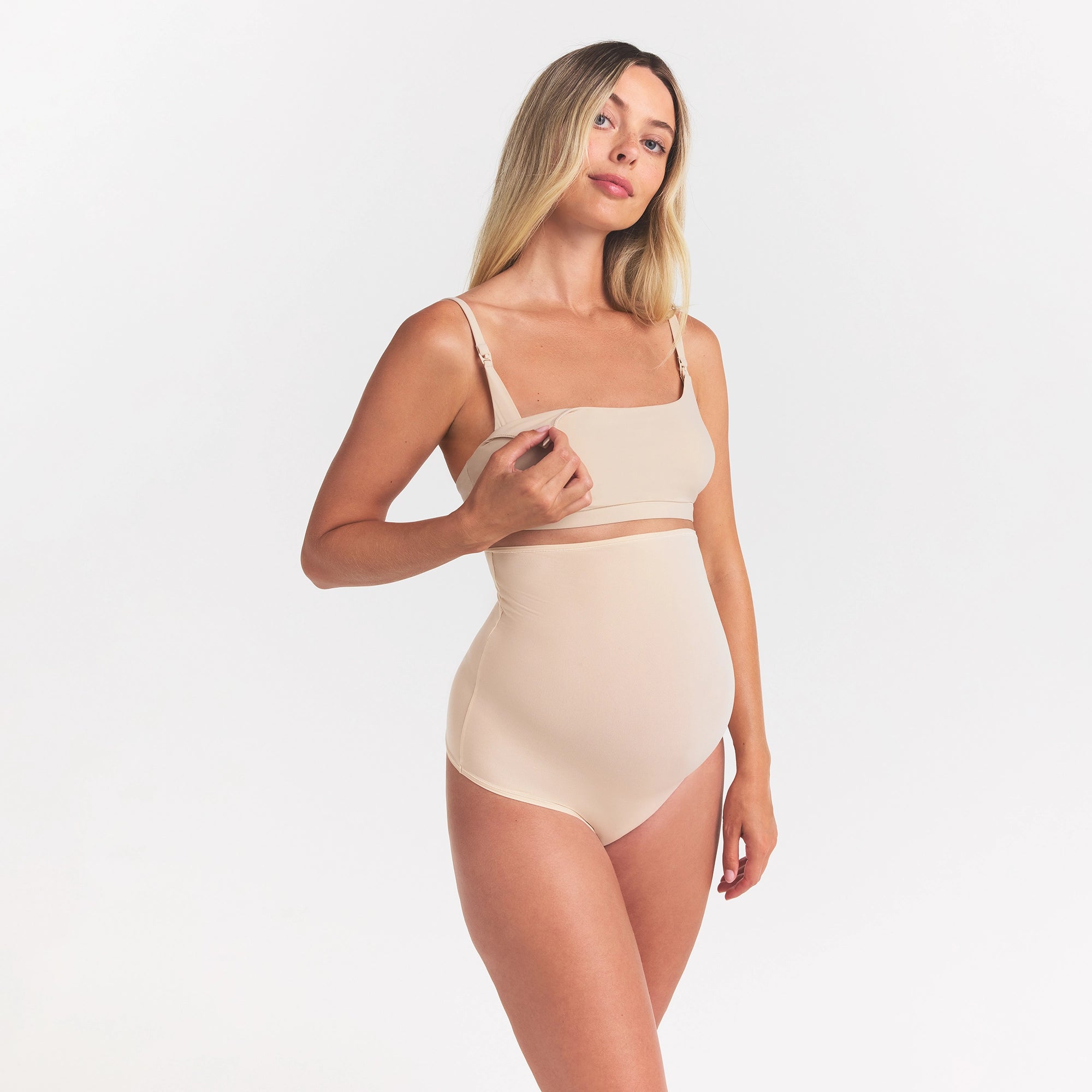 FITS EVERYBODY MATERNITY NURSING SCOOP BRALETTE | SAND - Image 3