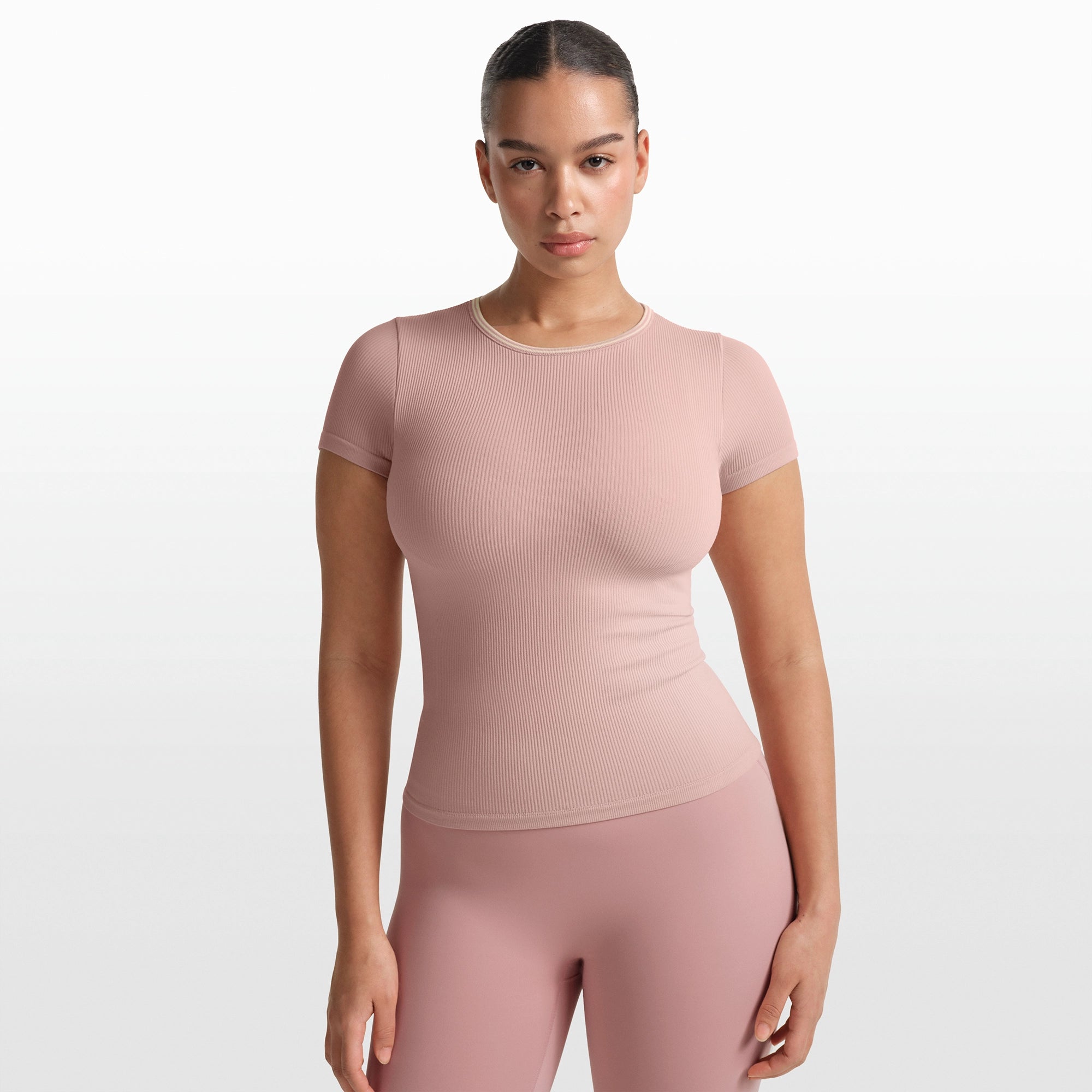 NikeSKIMS RIBBED SEAMLESS BABY T-SHIRT | HIMALAYAN - Image 3