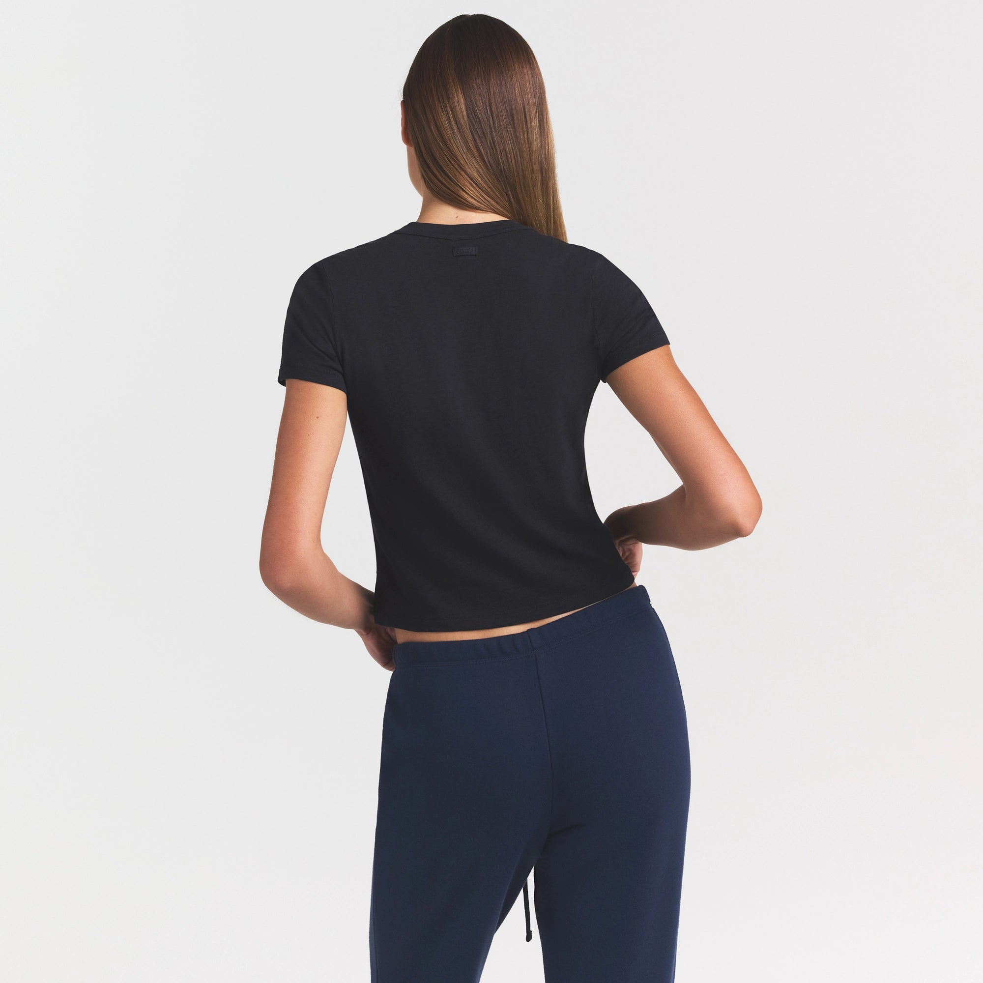 WORN IN JERSEY BABY V NECK TEE | WASHED ONYX - Image 4