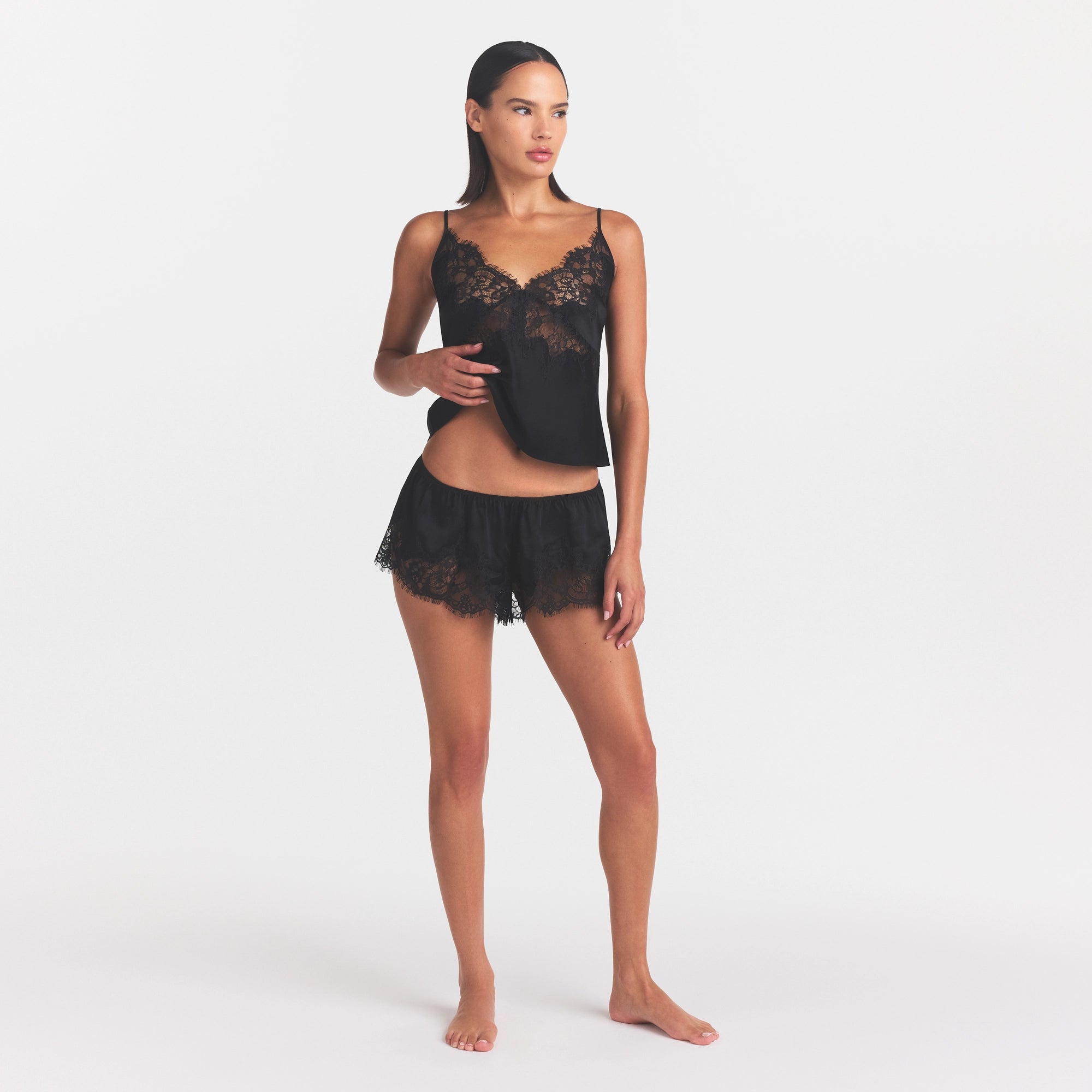 SILK LACE CAMI | ONYX - Image 2