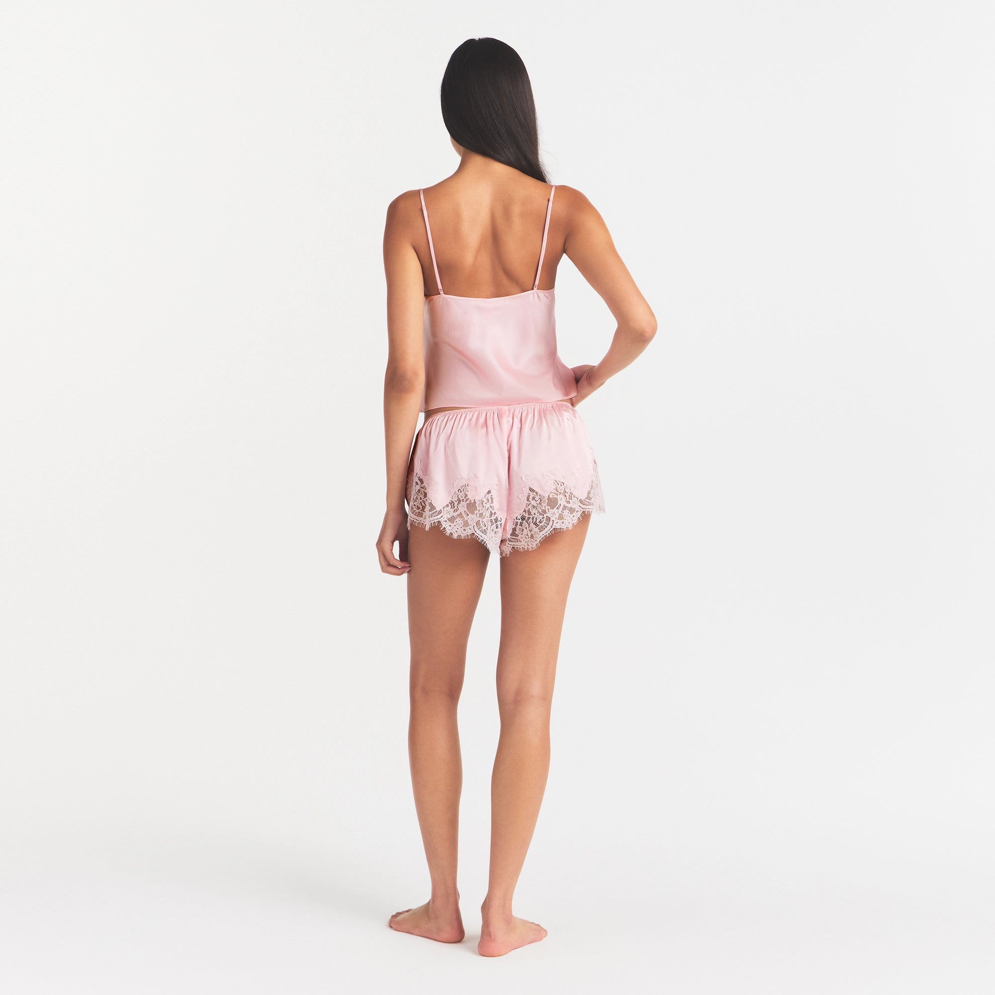 SILK LACE CAMI | PEONY TONAL - Image 4