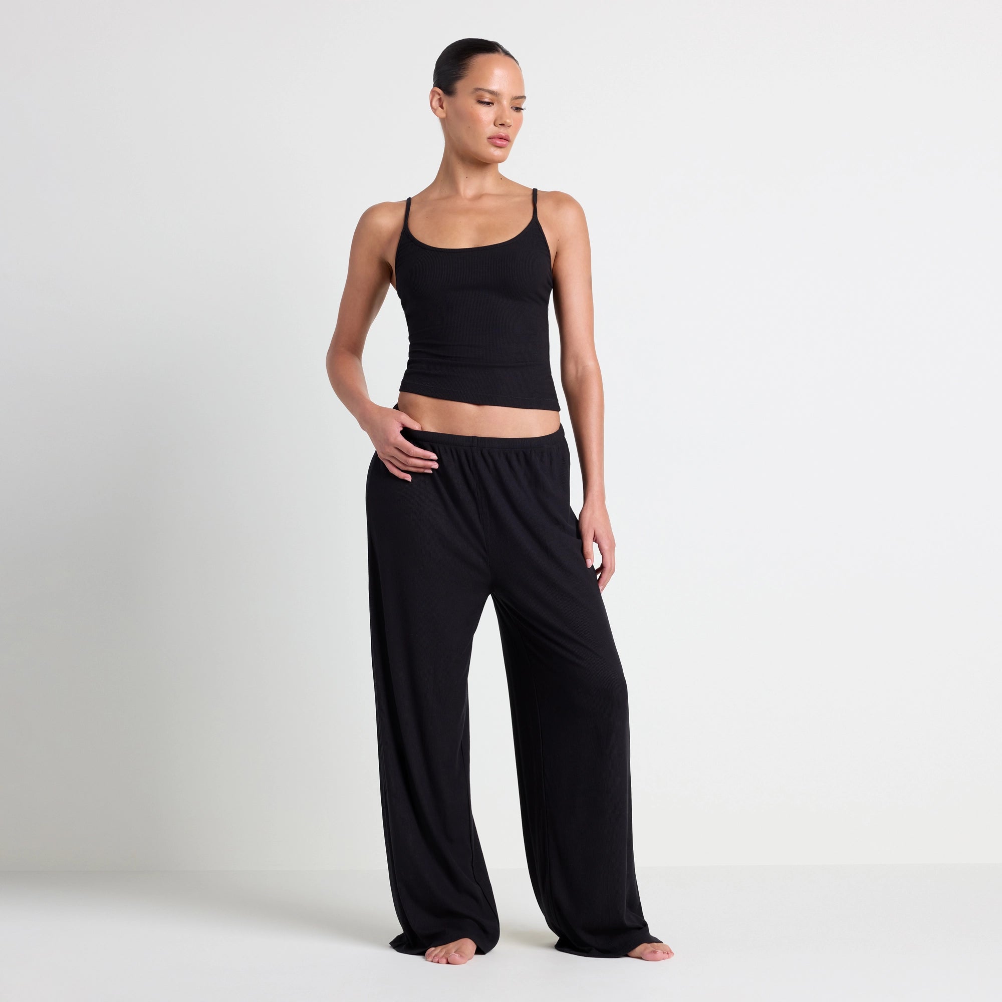 SOFT LOUNGE TANK SLEEP SET | ONYX - Image 2