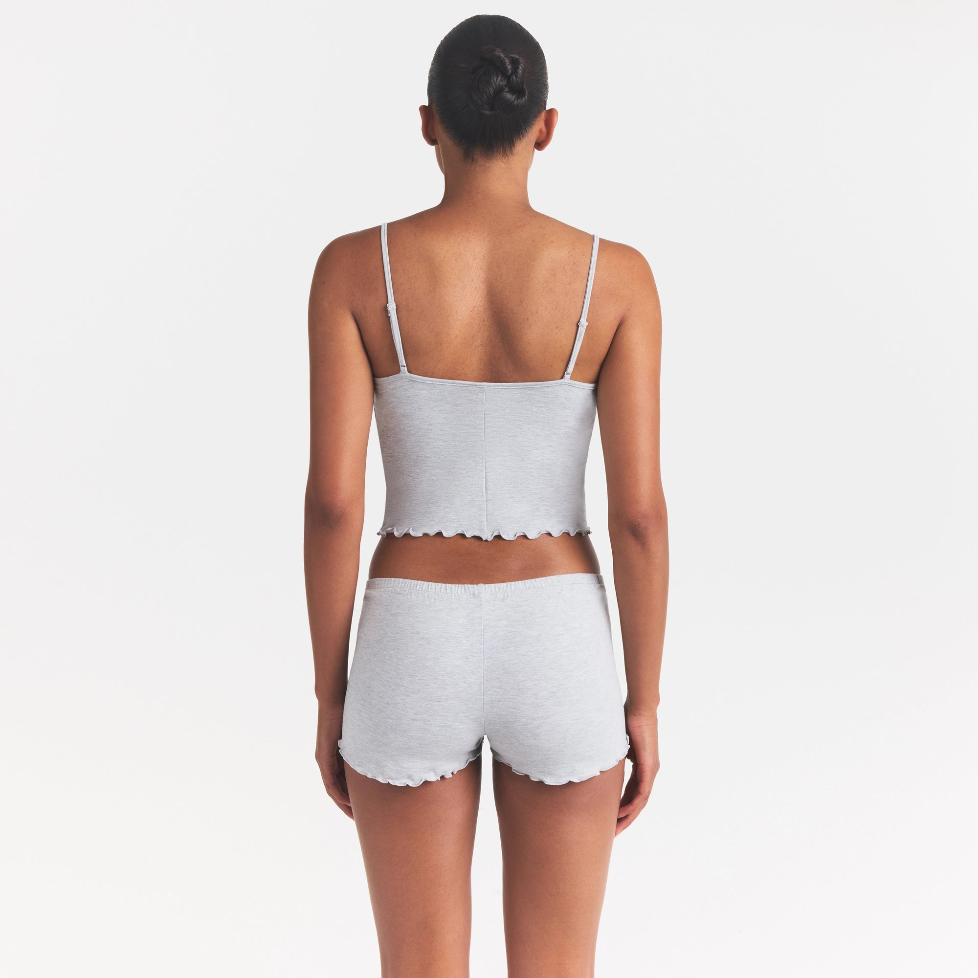 SKIMS SLEEP CAMI SET | LIGHT HEATHER GREY - Image 4