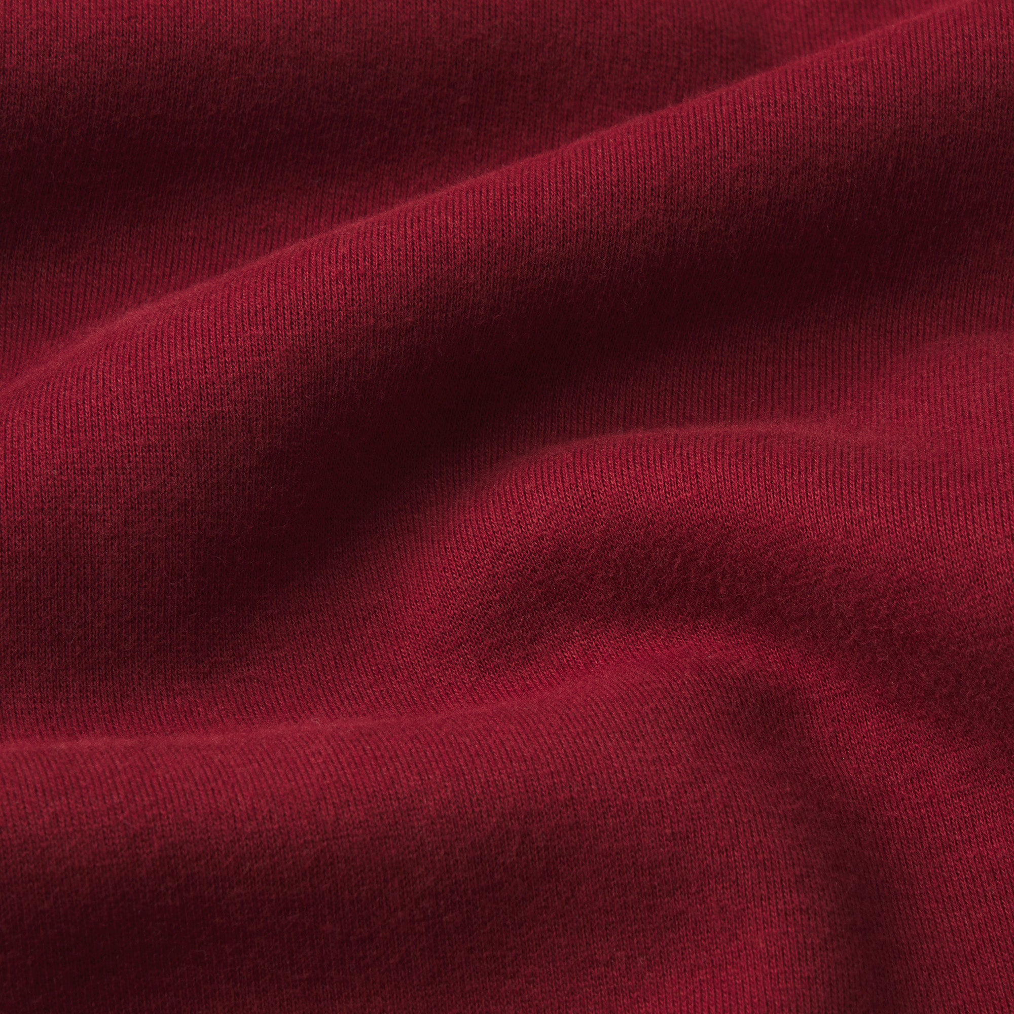 COTTON FLEECE CLASSIC CREWNECK | MERLOT - Image 6