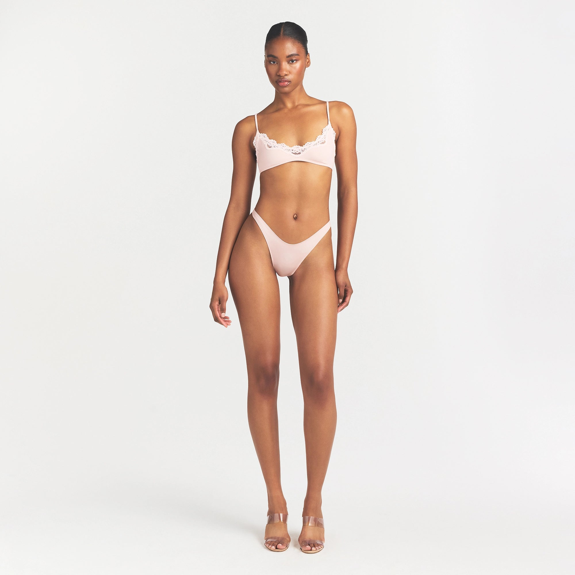 SHINE FOUNDATIONS DIPPED THONG | DUSTY PINK - Image 2