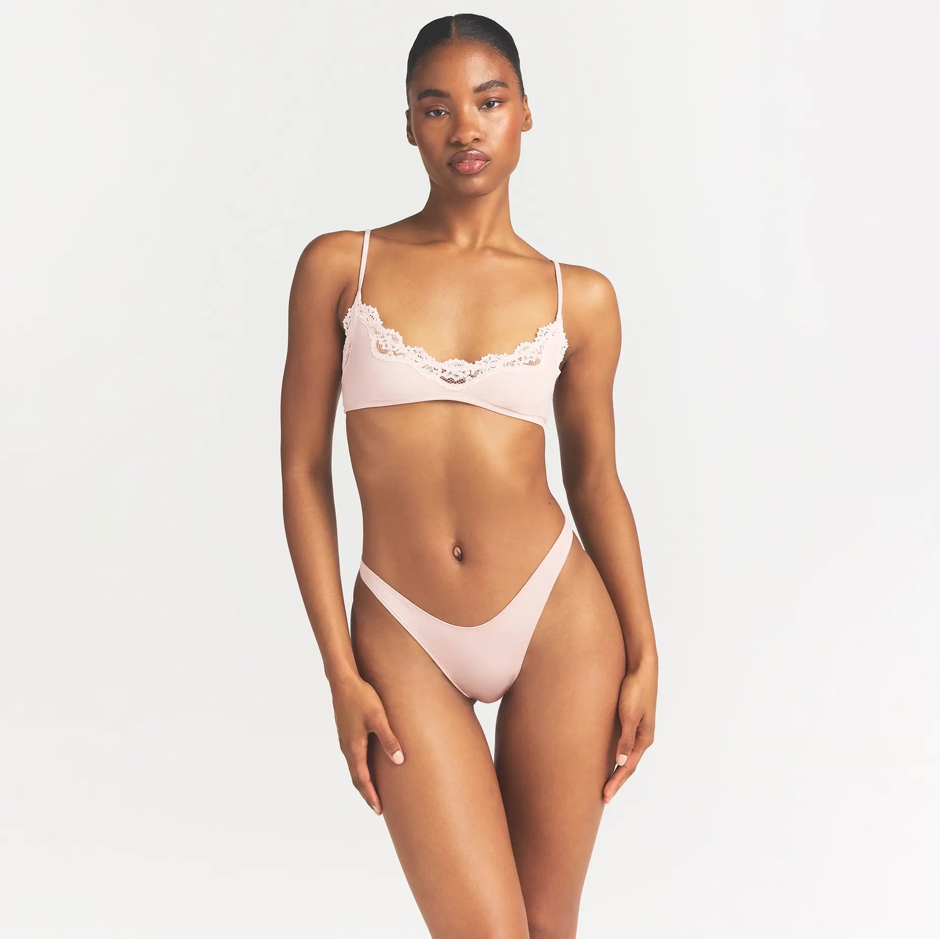 SHINE FOUNDATIONS DIPPED THONG | DUSTY PINK - Image 4