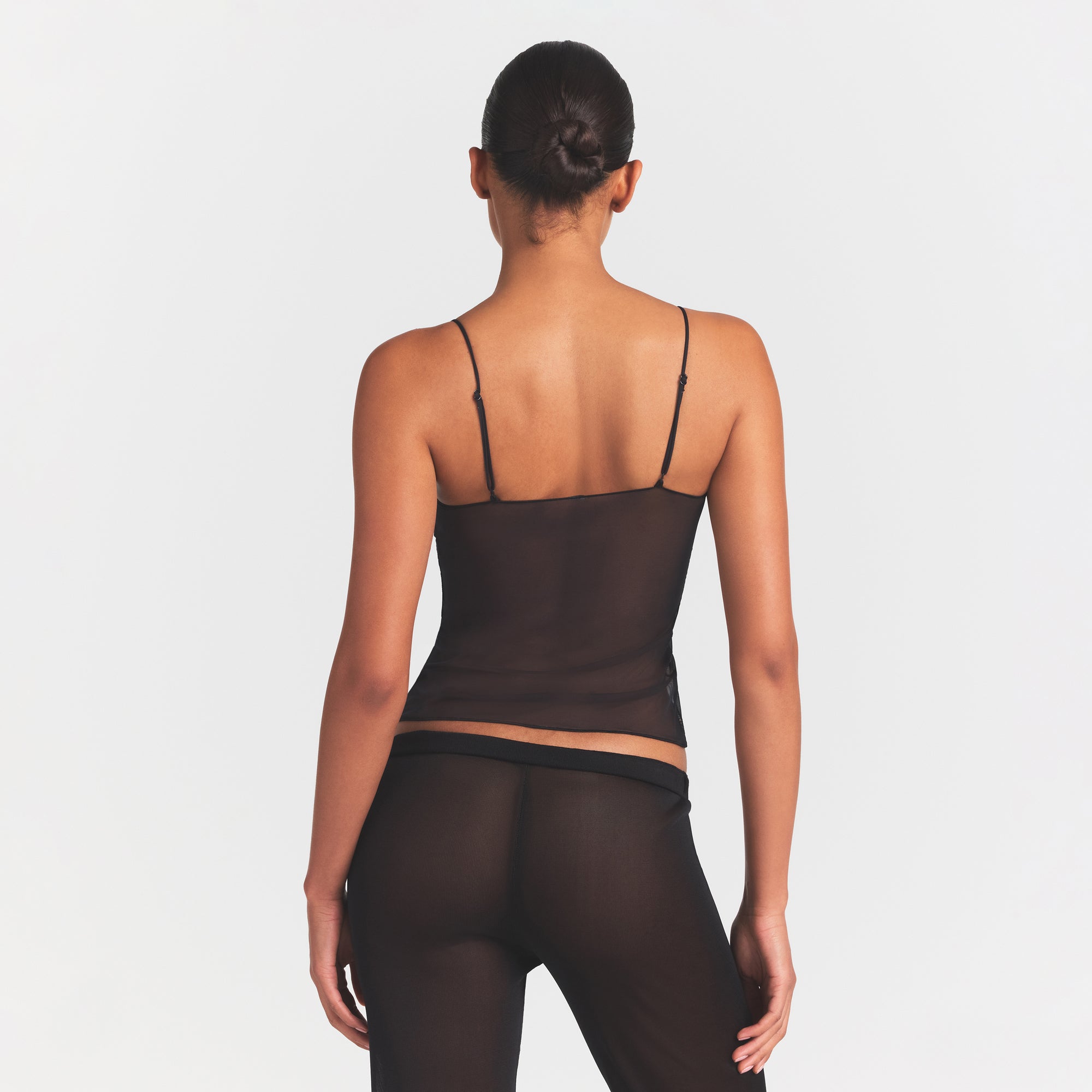 ULTRA FINE MESH CAMI | OBSIDIAN - Image 4