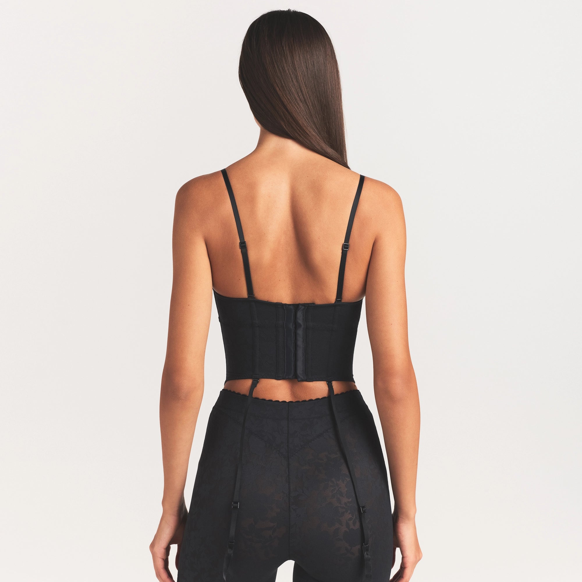 LACE SHAPEWEAR CORSET | ONYX - Image 5