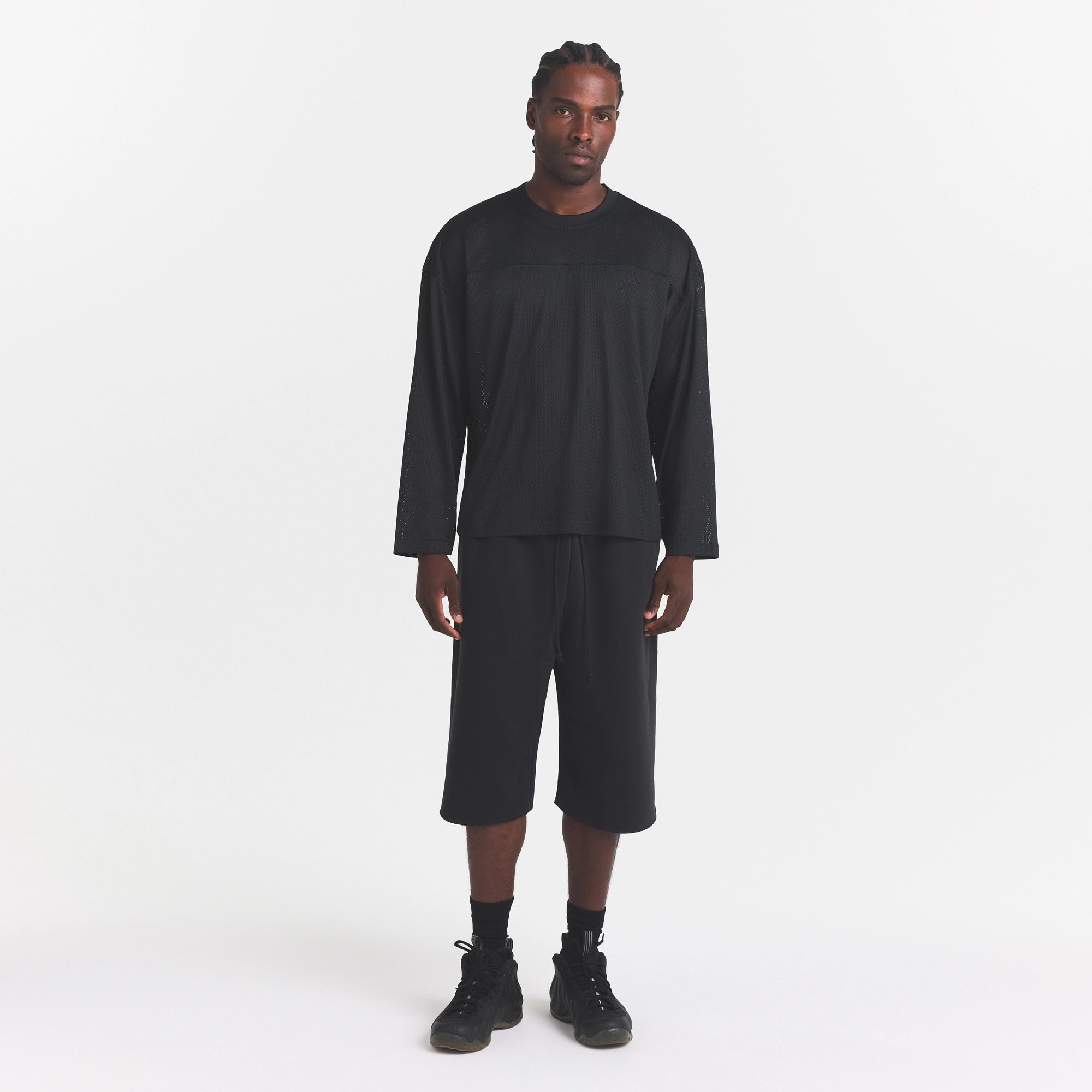MESH APPAREL MENS LONG SLEEVE JERSEY | ONYX - Image 2