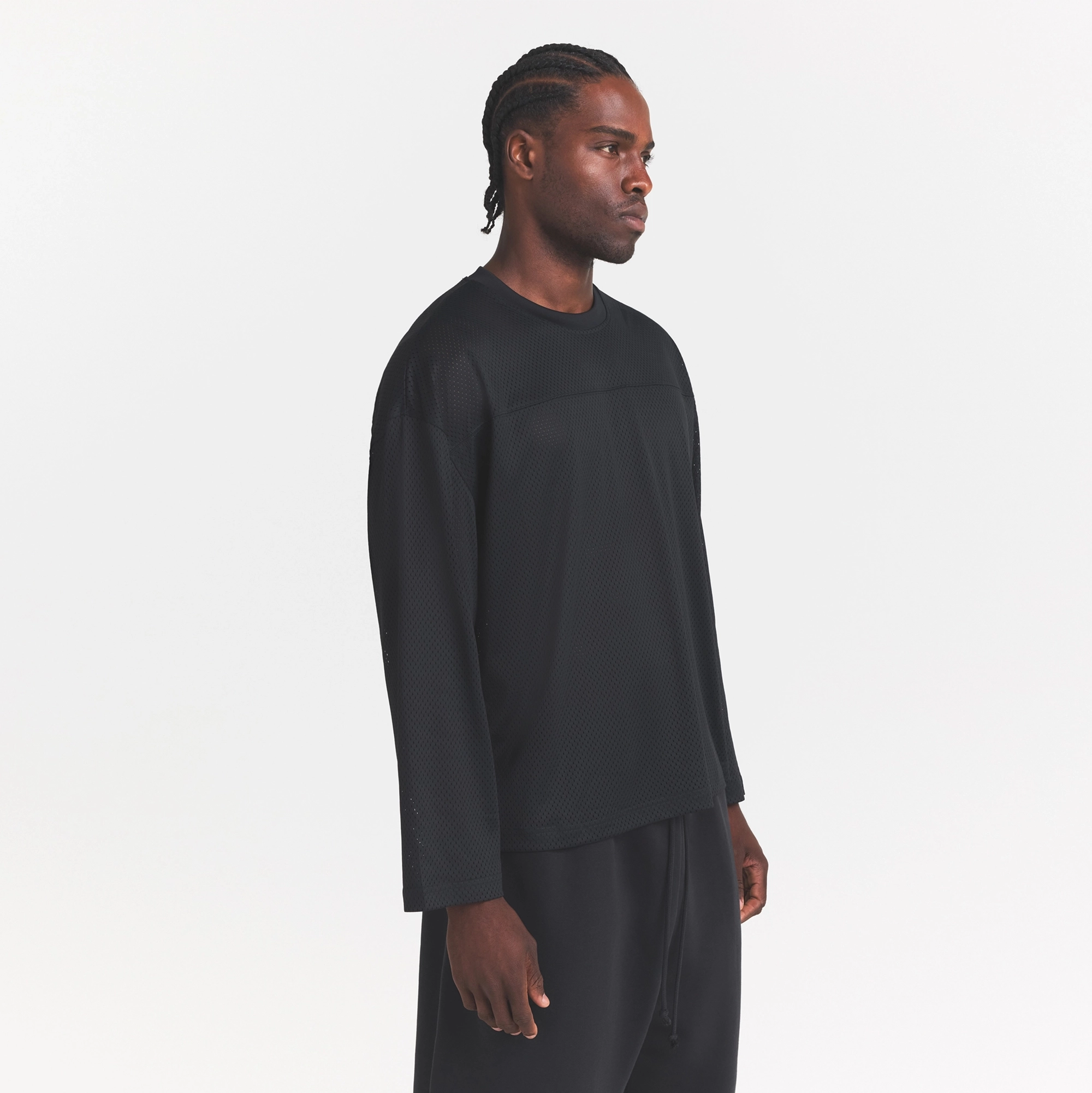 MESH APPAREL MENS LONG SLEEVE JERSEY | ONYX - Image 3