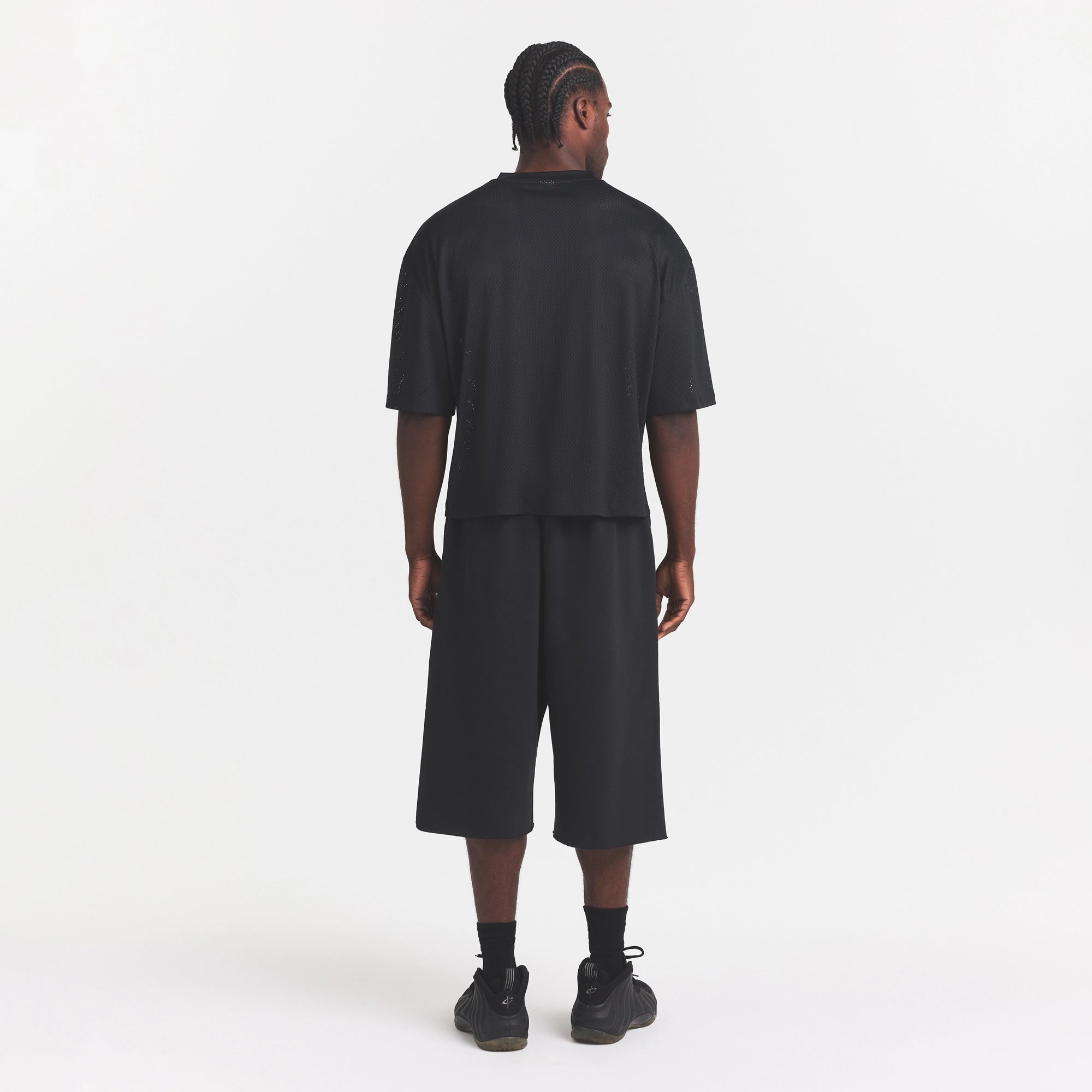 MESH APPAREL MENS CROPPED JERSEY | ONYX - Image 5
