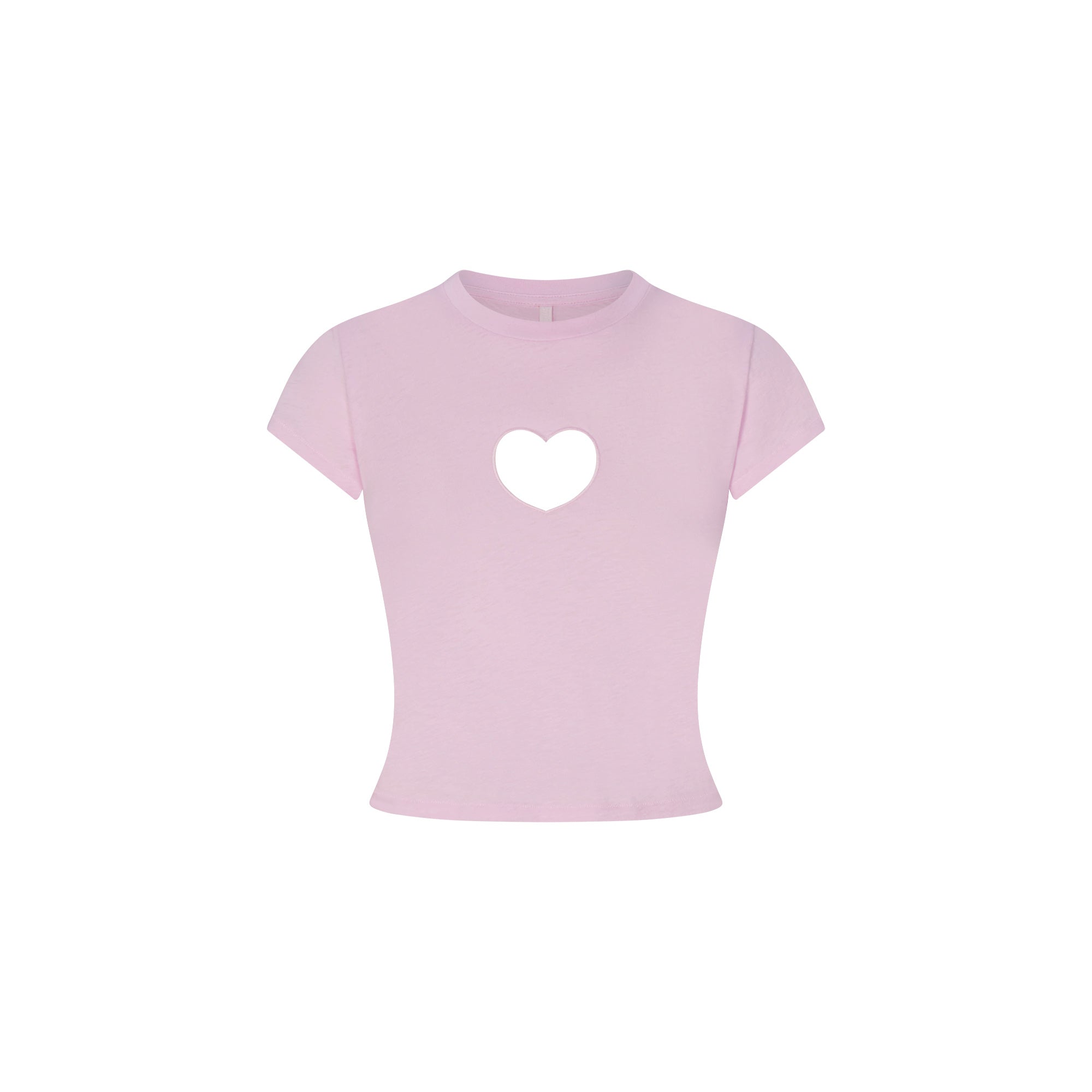 WORN IN JERSEY HEART BABY TEE | BABY PINK