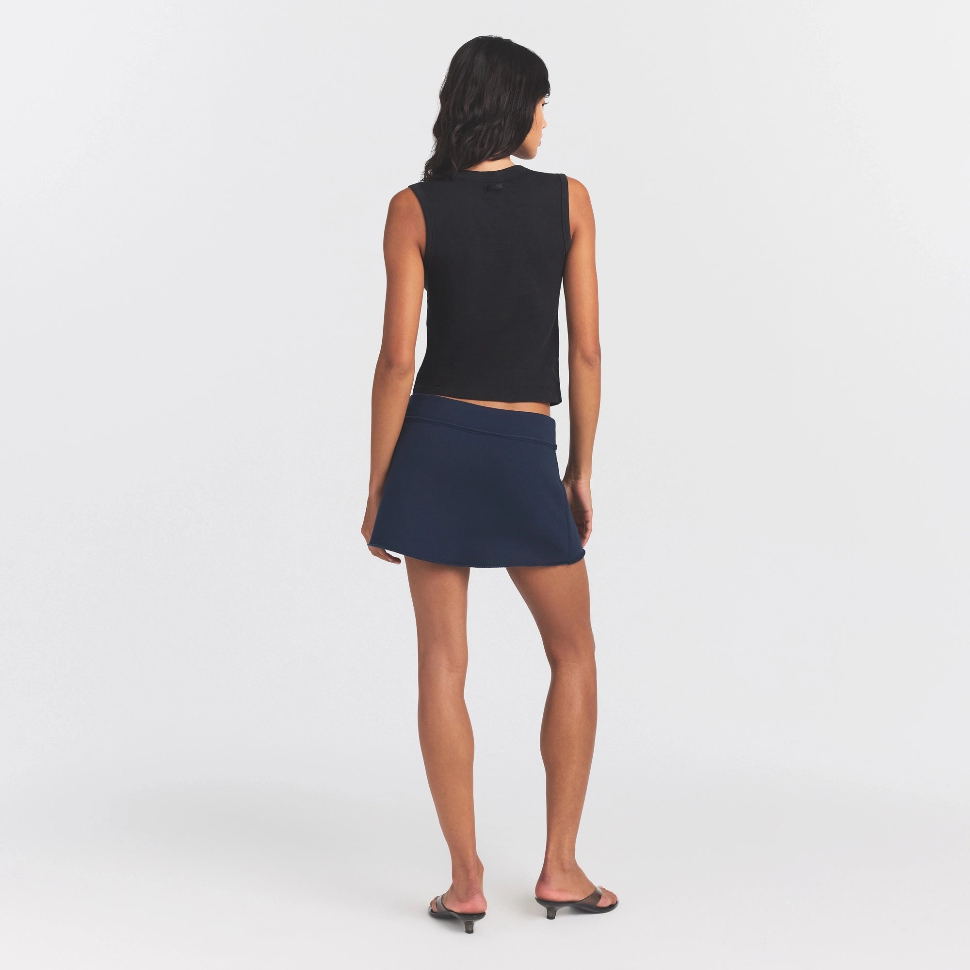 WORN IN JERSEY HIGH CREW TANK | WASHED ONYX - Image 5