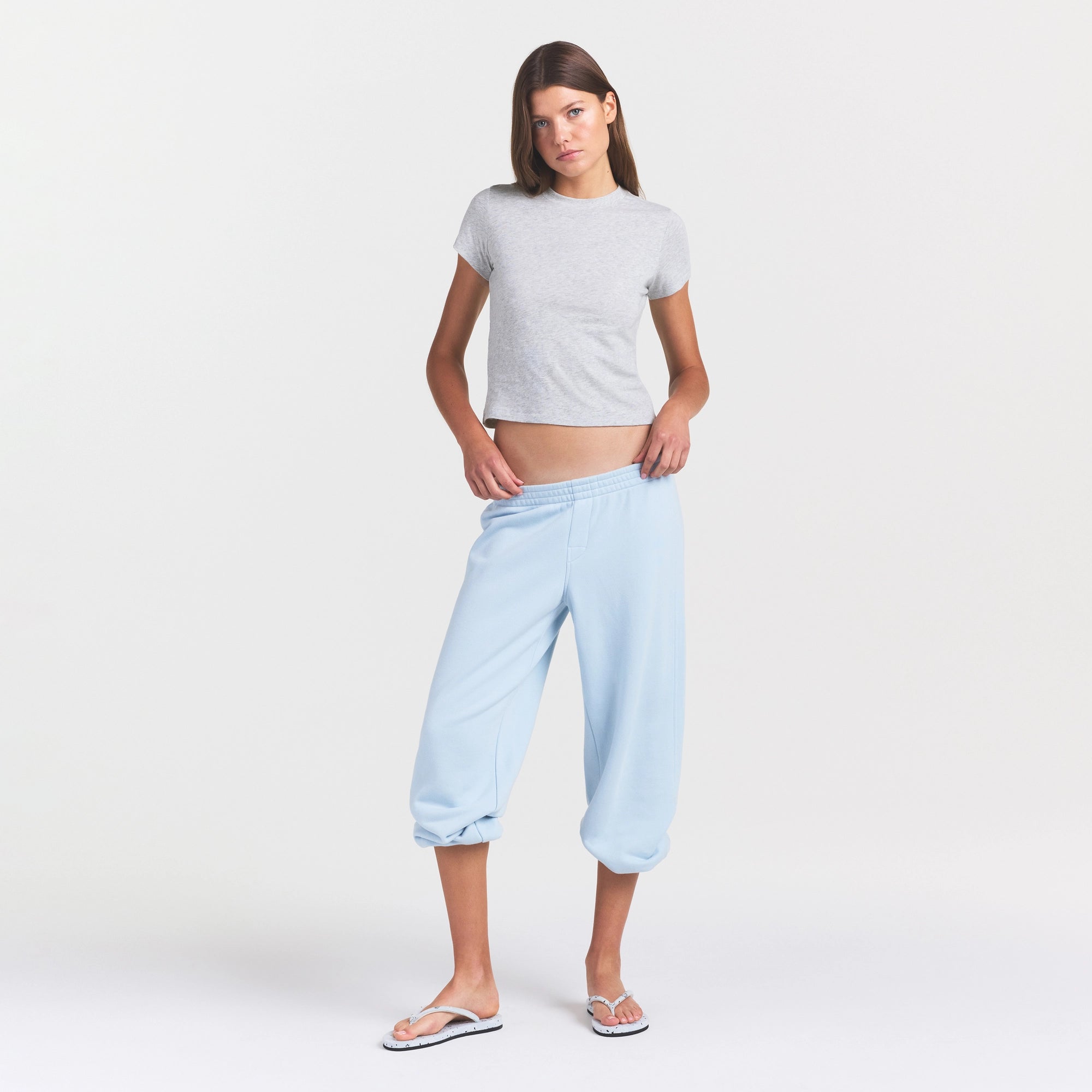 WORN IN JERSEY T-SHIRT | LIGHT HEATHER GREY - Image 2
