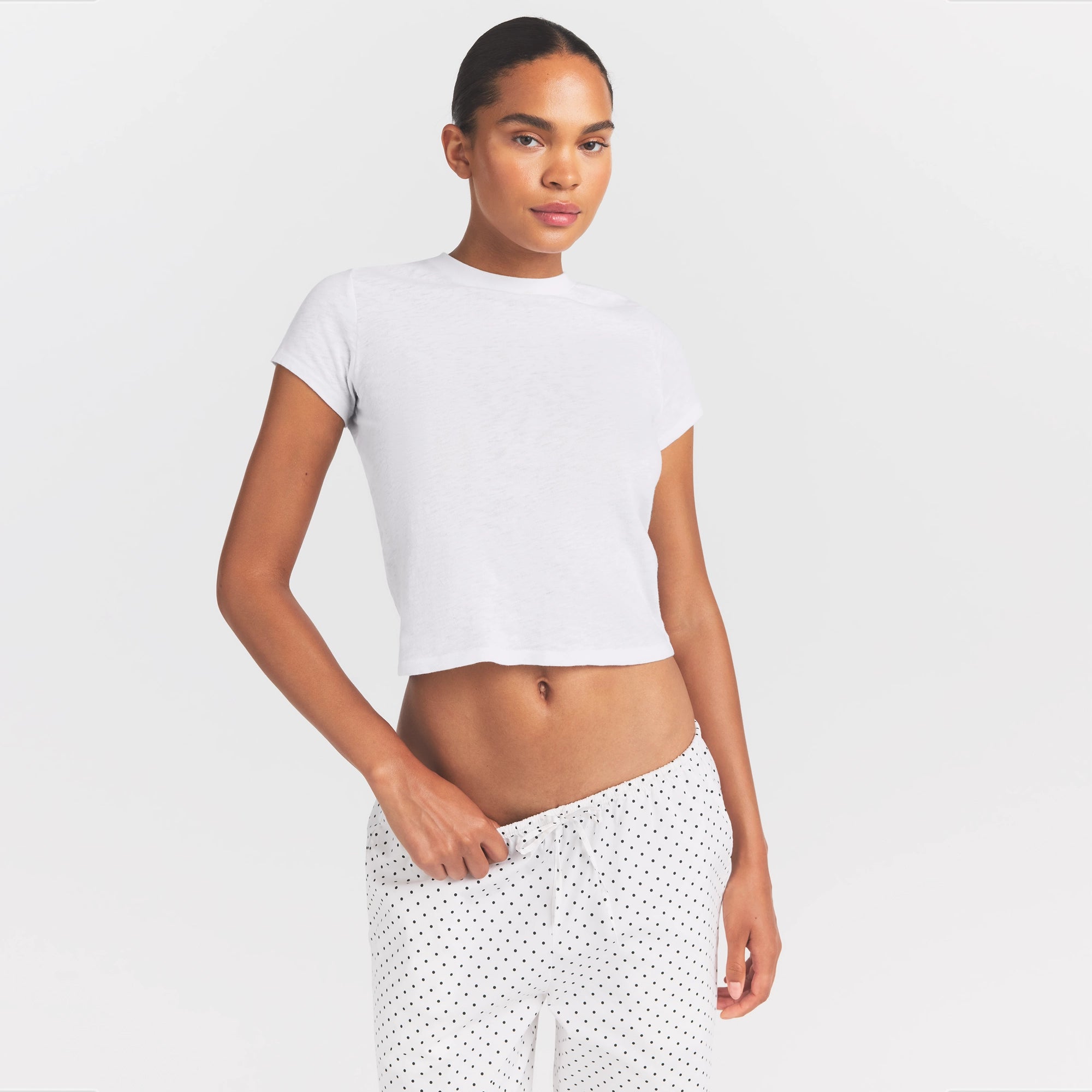 WORN IN JERSEY T-SHIRT | SNOW - Image 3