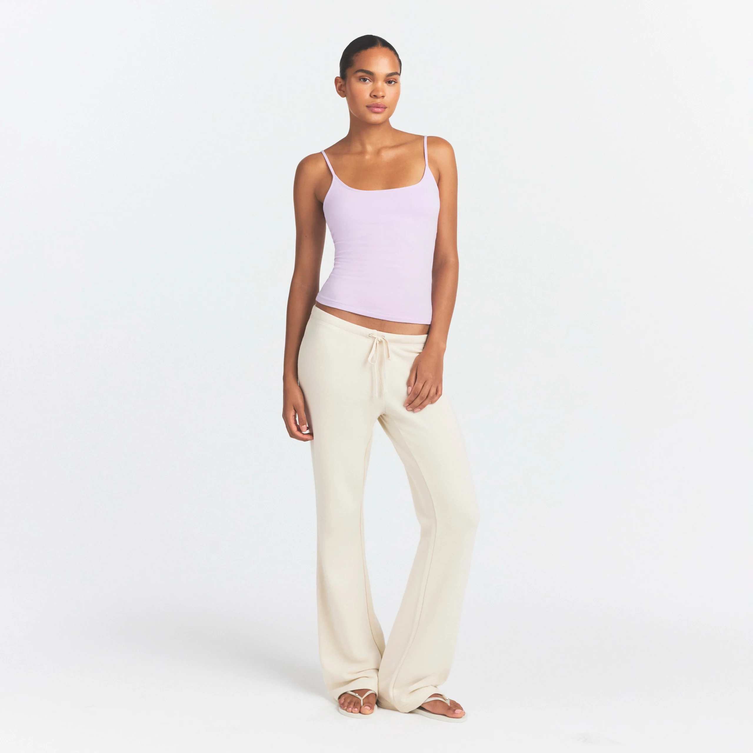 COTTON JERSEY SCOOP NECK CAMI | SUGAR PLUM - Image 2