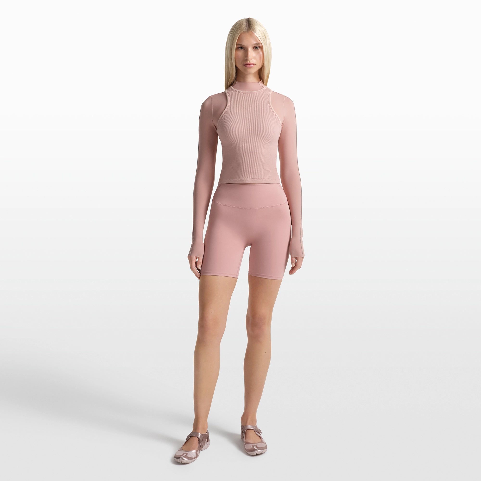 NikeSKIMS RIBBED SEAMLESS RACER FRONT TANK | HIMALAYAN - Image 2