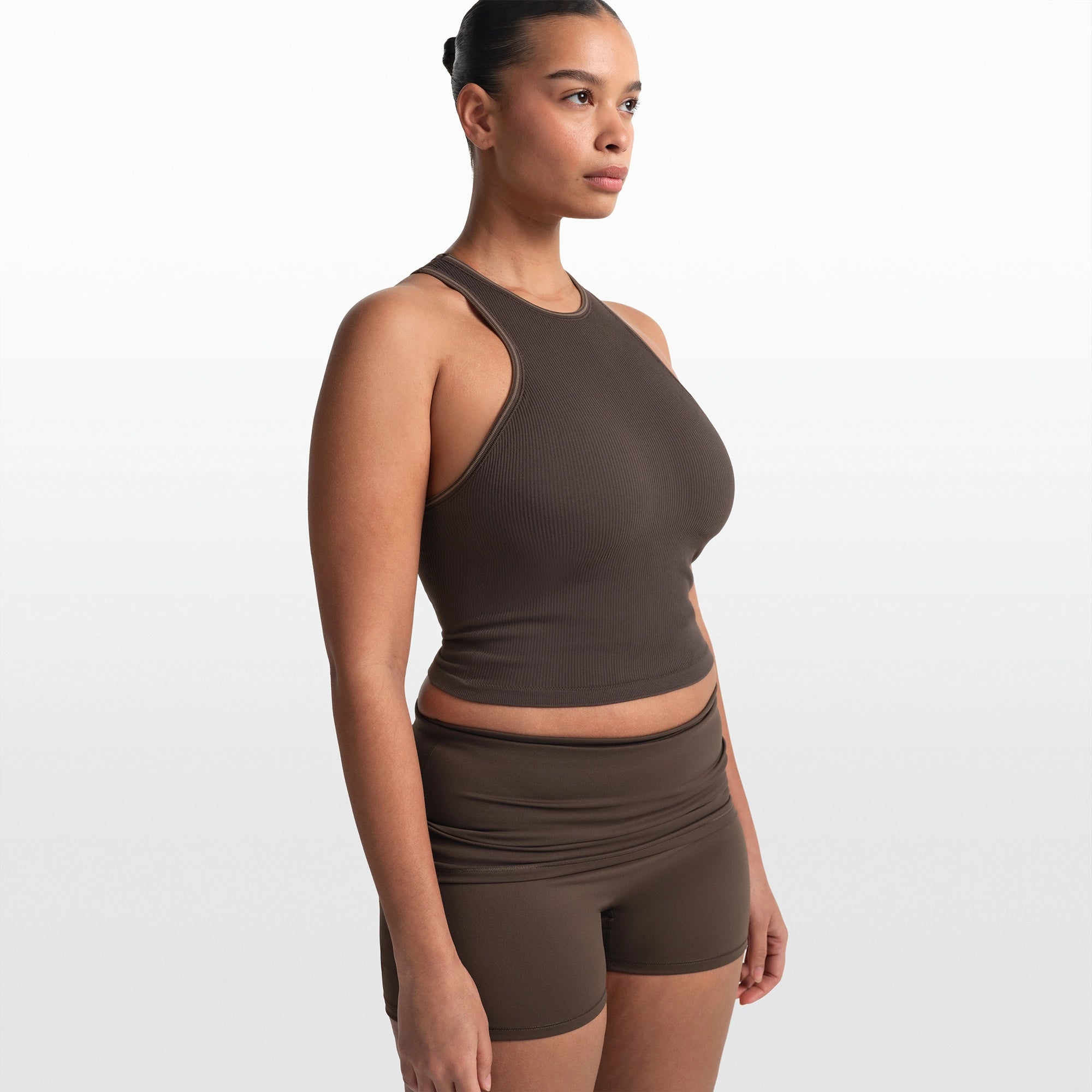NikeSKIMS RIBBED SEAMLESS RACER FRONT TANK | PHOENIX - Image 5