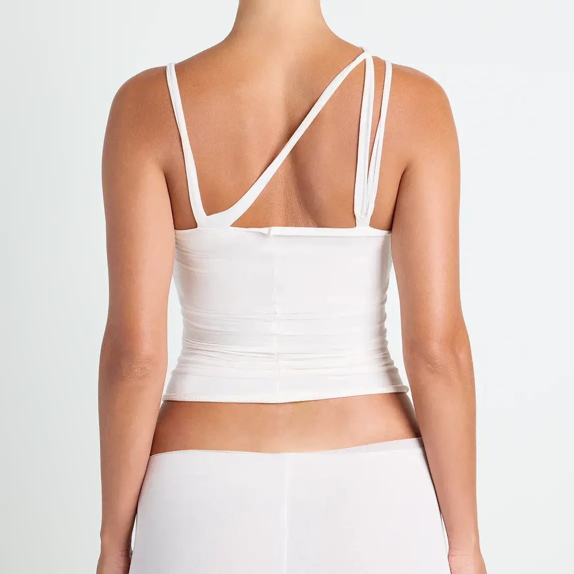 VETTESE X SKIMS SHEER MODAL TOP | ECRU - Image 4