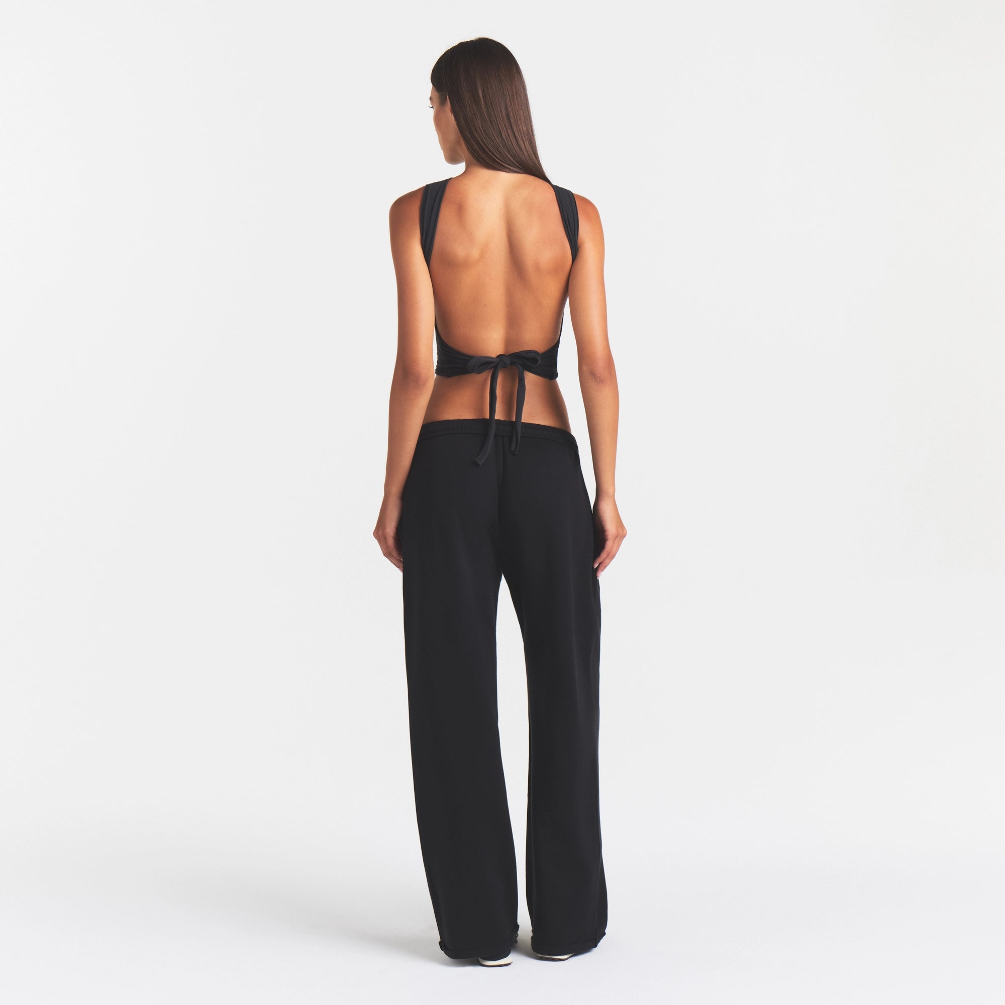COTTON JERSEY TIE BACK TANK | SOOT - Image 5