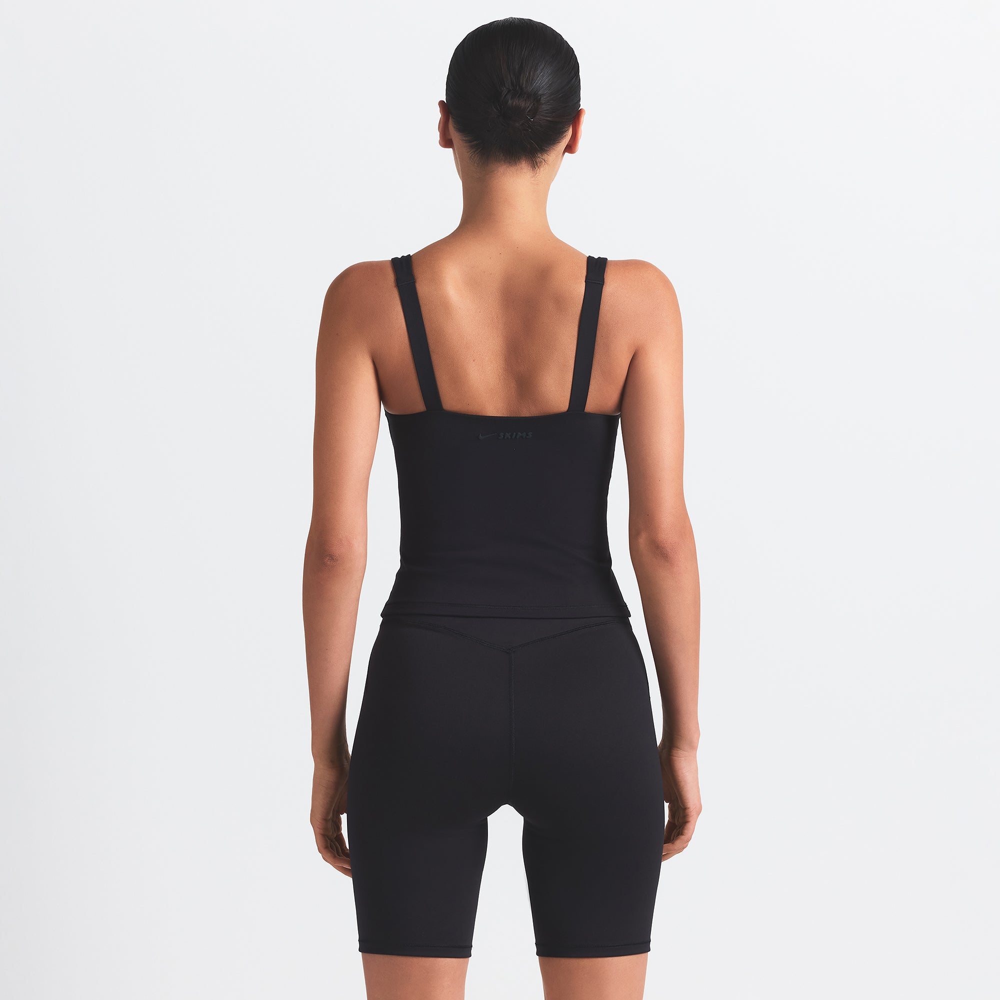 NikeSKIMS MATTE SQUARE NECK TANK | OBSIDIAN - Image 5