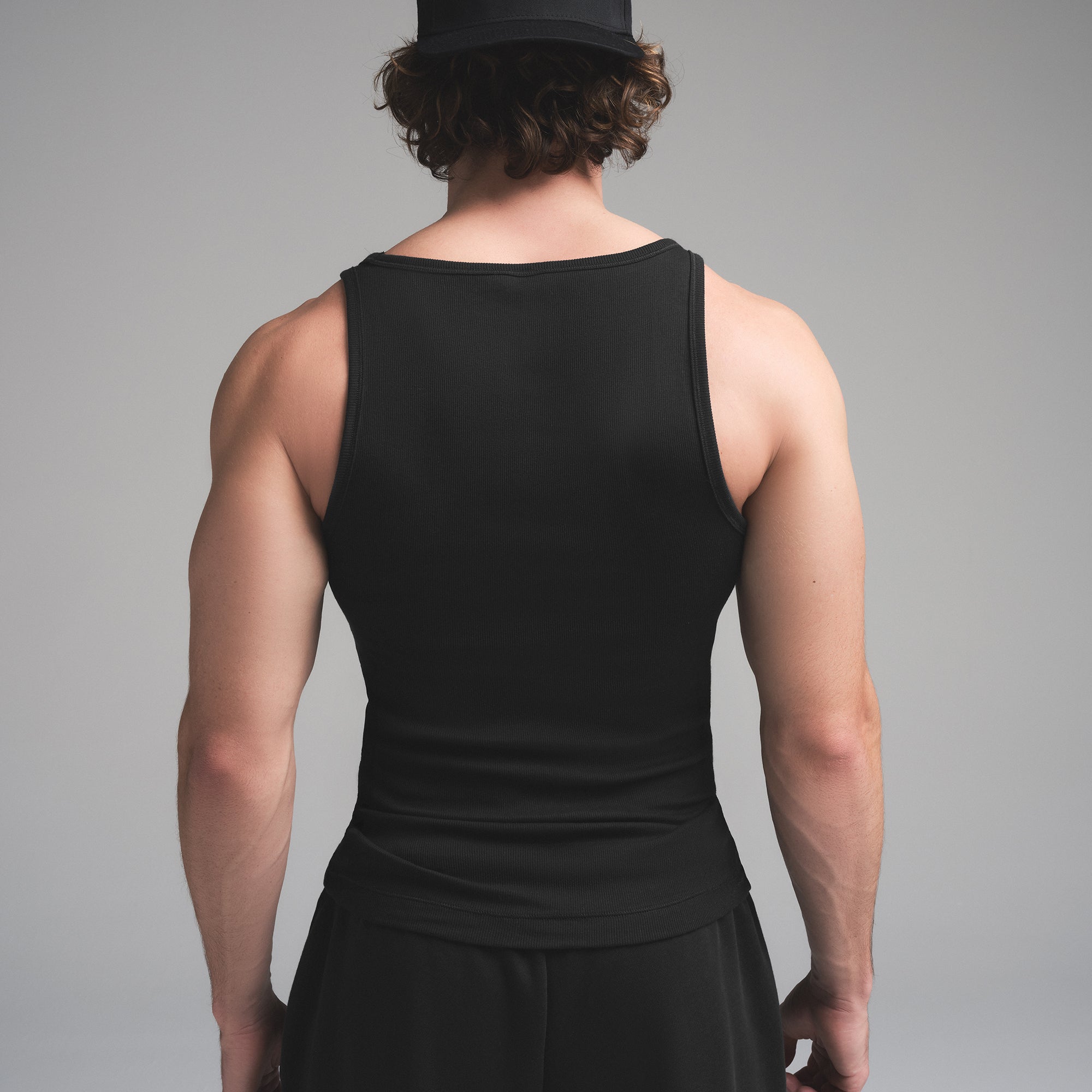 SKIMS COTTON MENS RIB TANK 3-PACK | HEATHER MULTI - Image 5