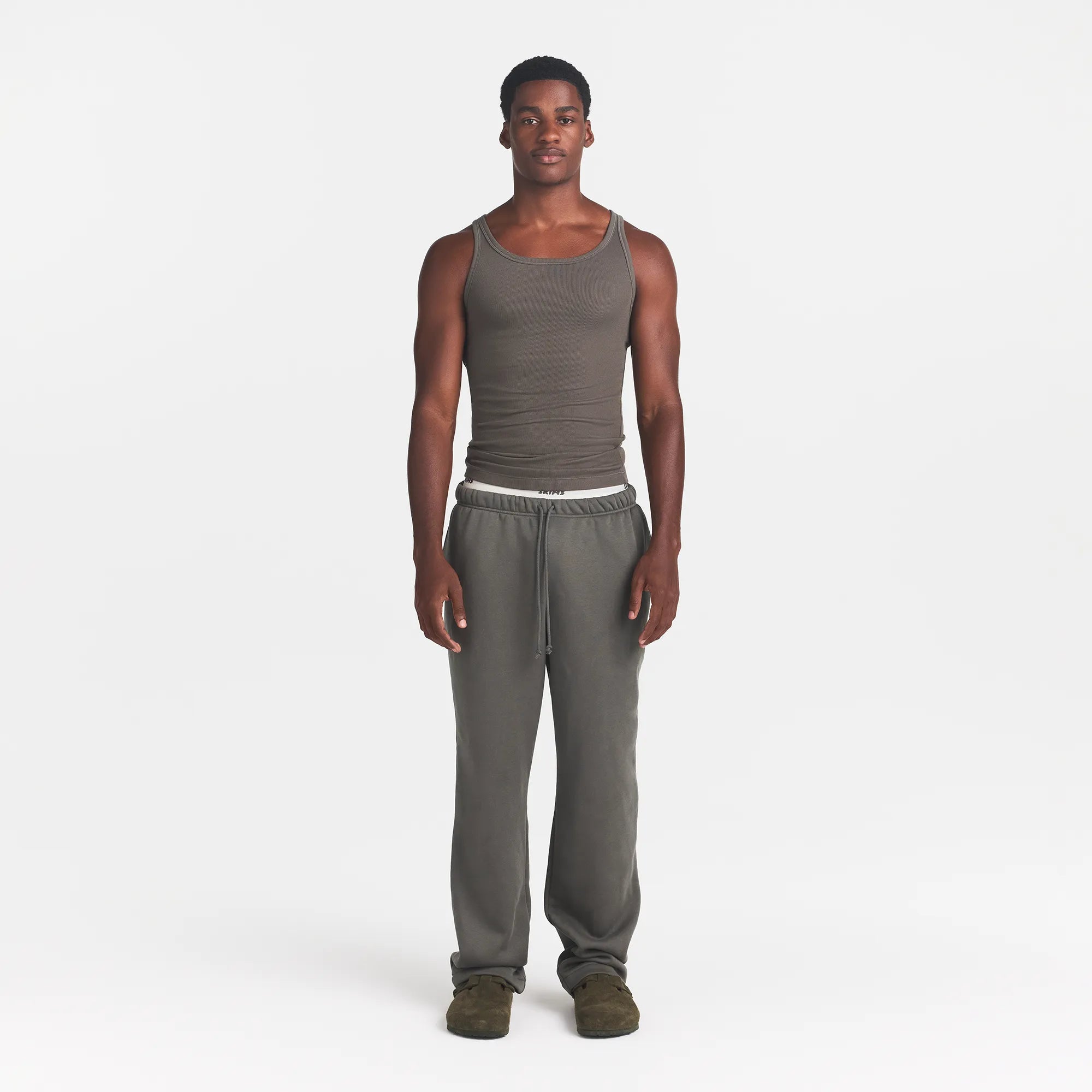 SKIMS COTTON MENS RIB TANK 3-PACK | JUNGLE MULTI - Image 5