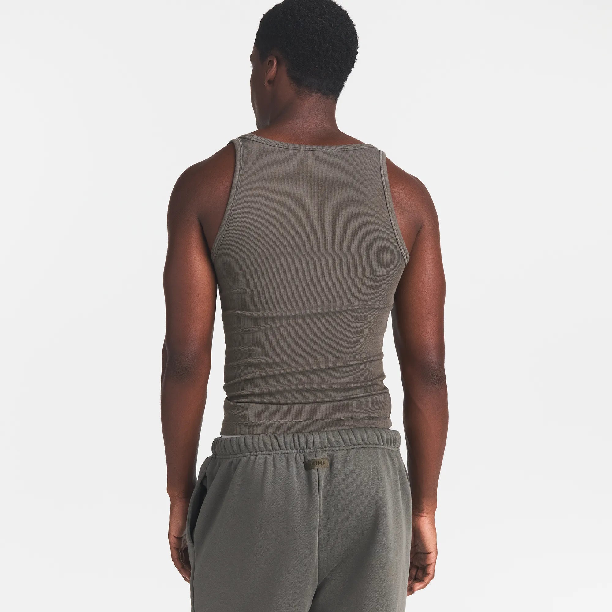 SKIMS COTTON MENS RIB TANK 3-PACK | JUNGLE MULTI - Image 6