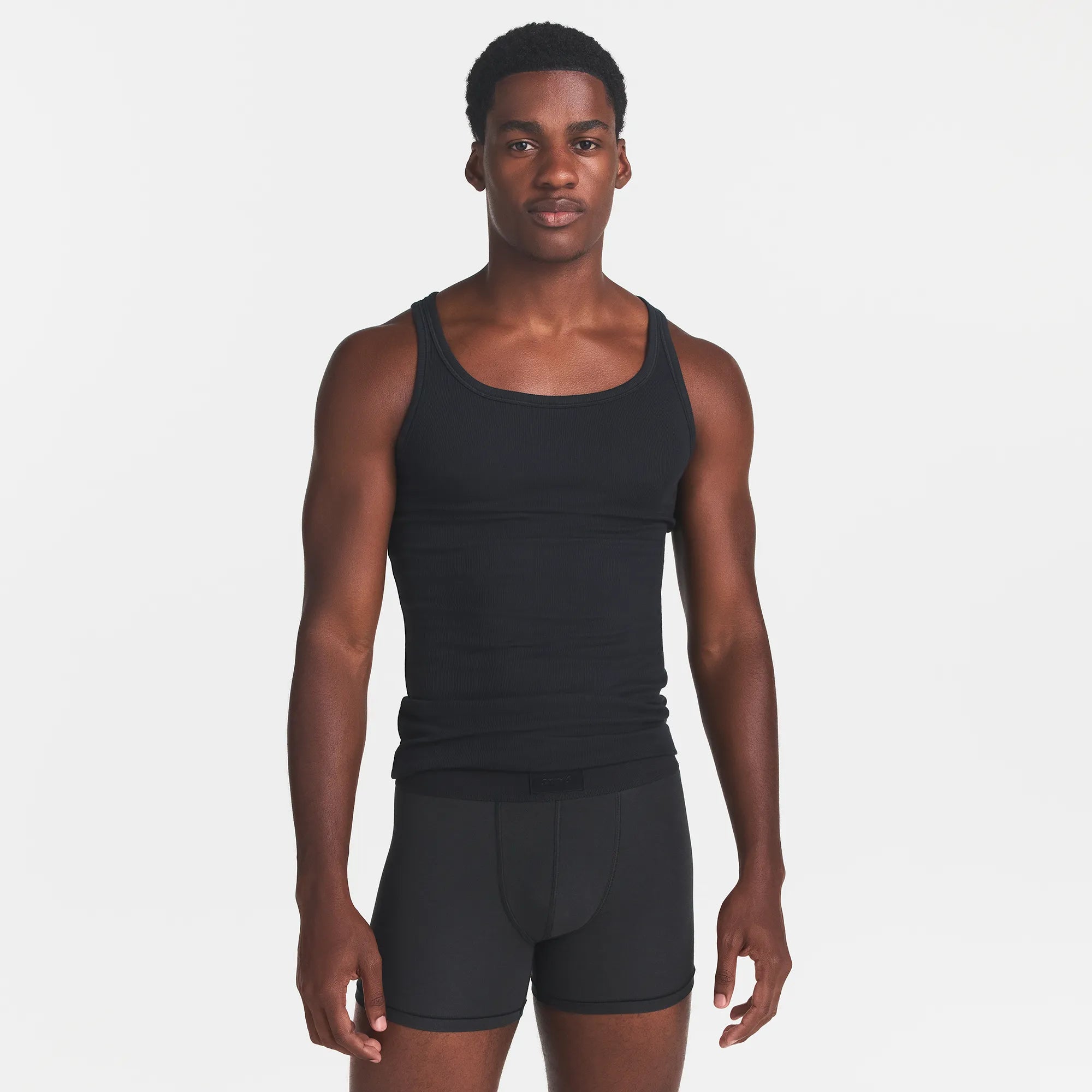 SKIMS COTTON MENS RIB TANK 3-PACK | JUNGLE MULTI - Image 3