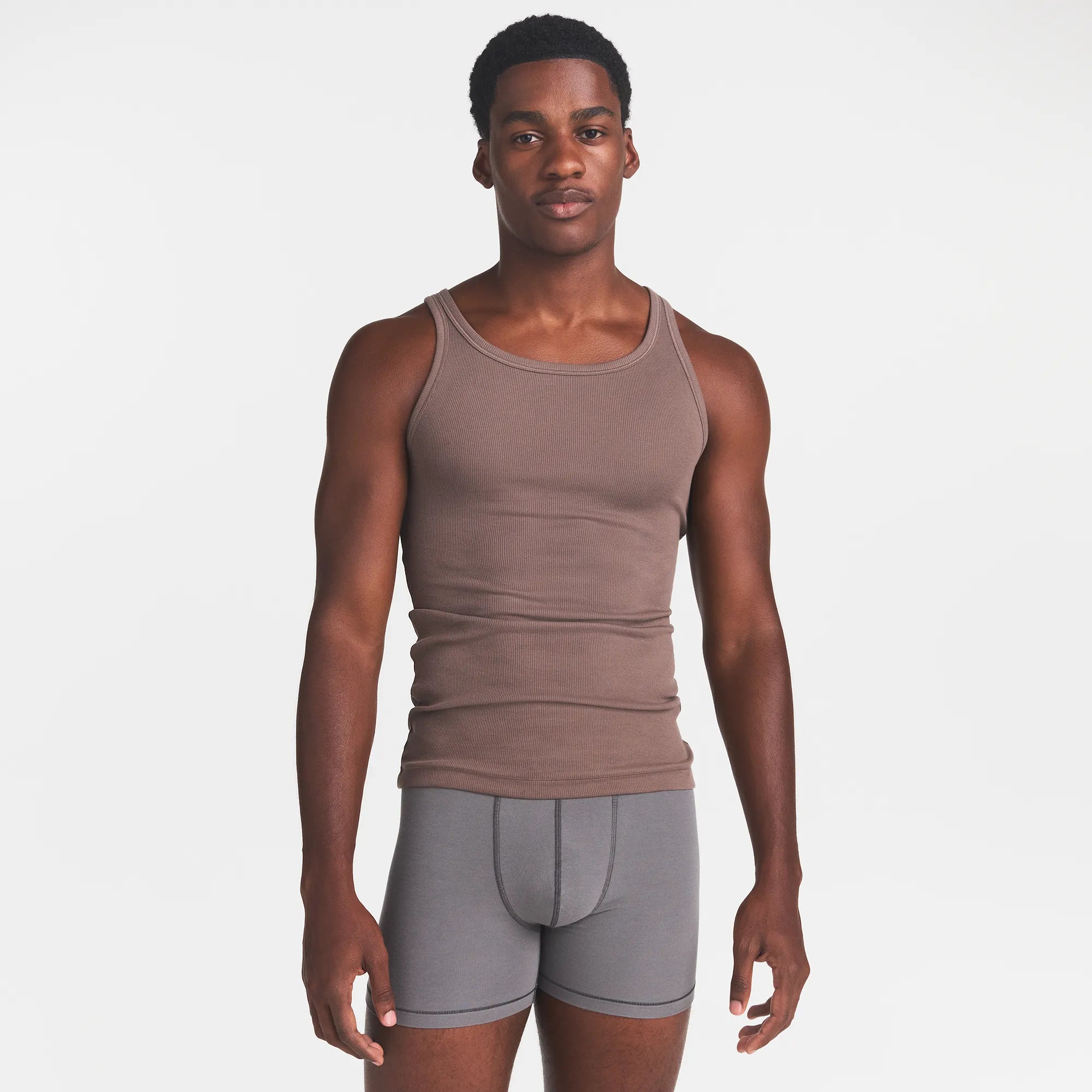 SKIMS COTTON MENS RIB TANK 3-PACK | JUNGLE MULTI - Image 2
