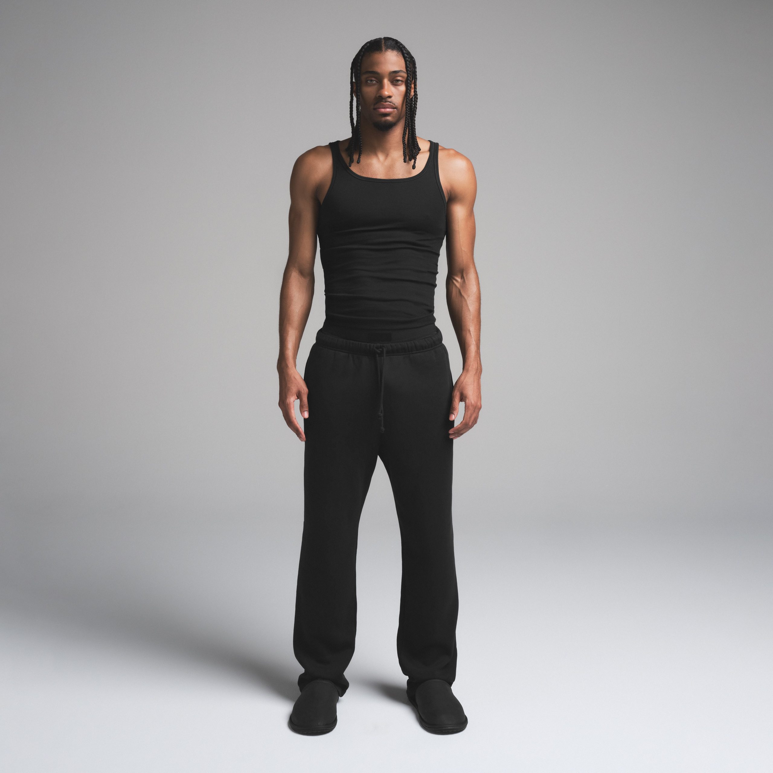 SKIMS COTTON MENS RIB TANK 3-PACK | ONYX - Image 2