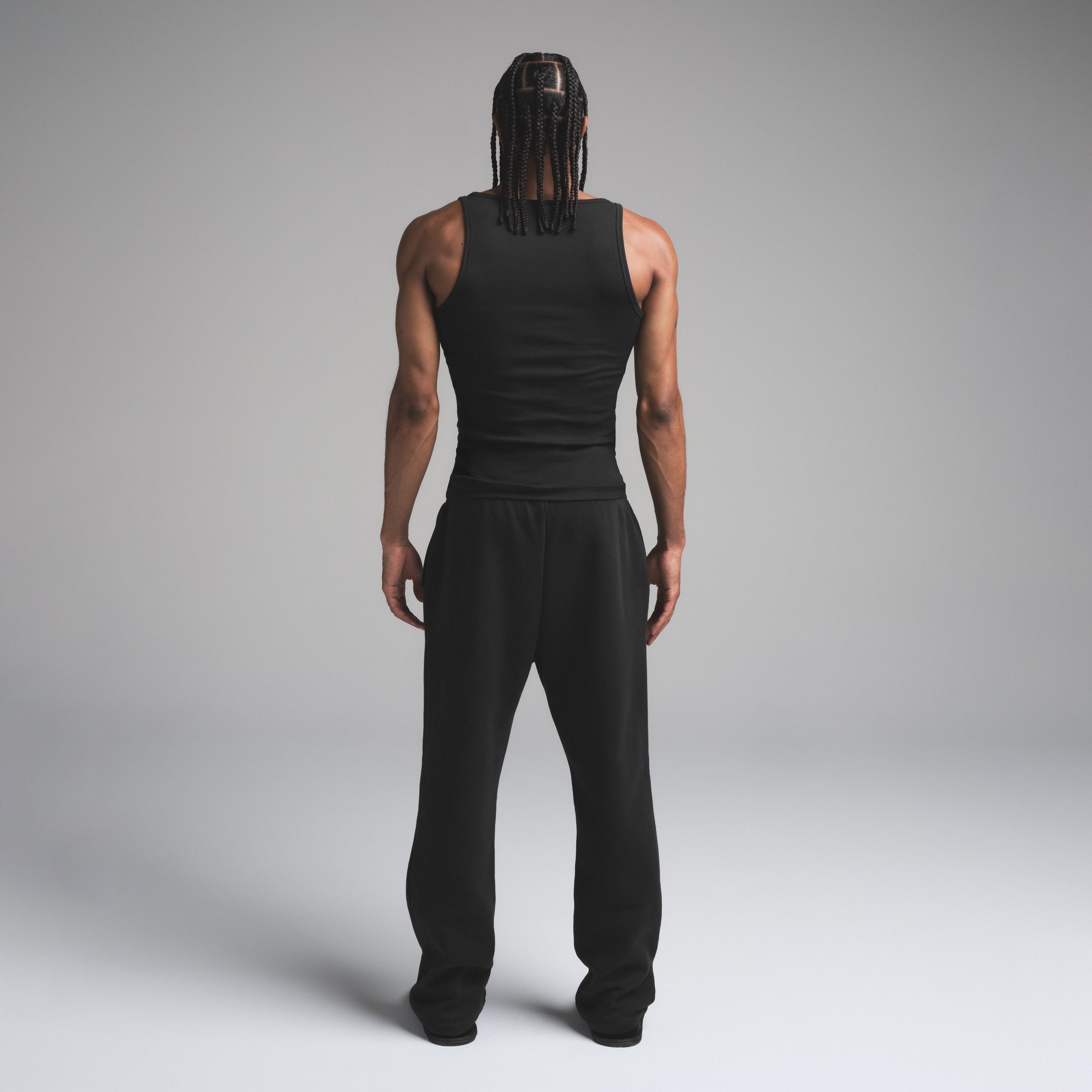 SKIMS COTTON MENS RIB TANK 3-PACK | ONYX - Image 3