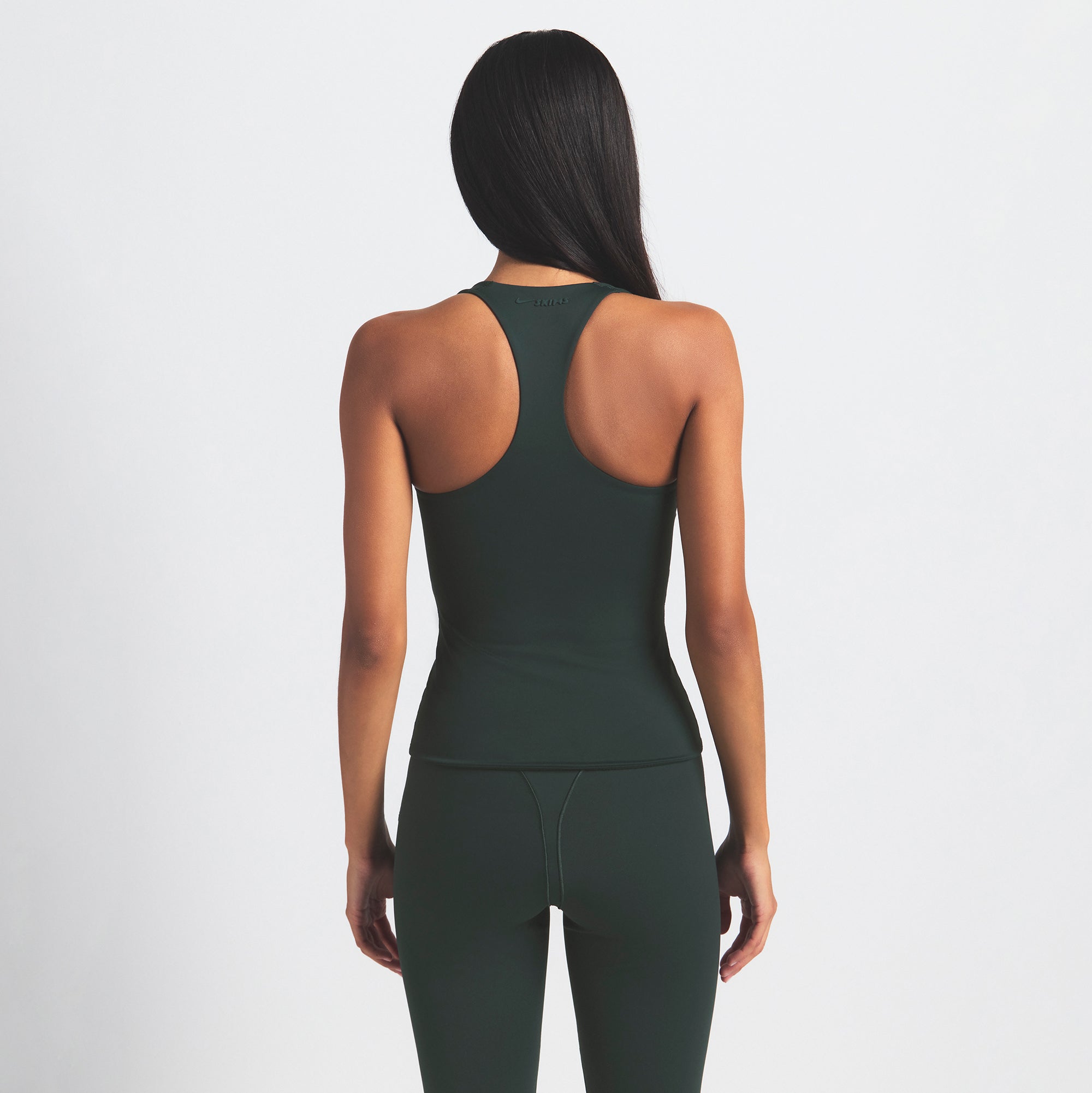 NikeSKIMS MATTE RACERBACK TANK | DARK TEAL - Image 4