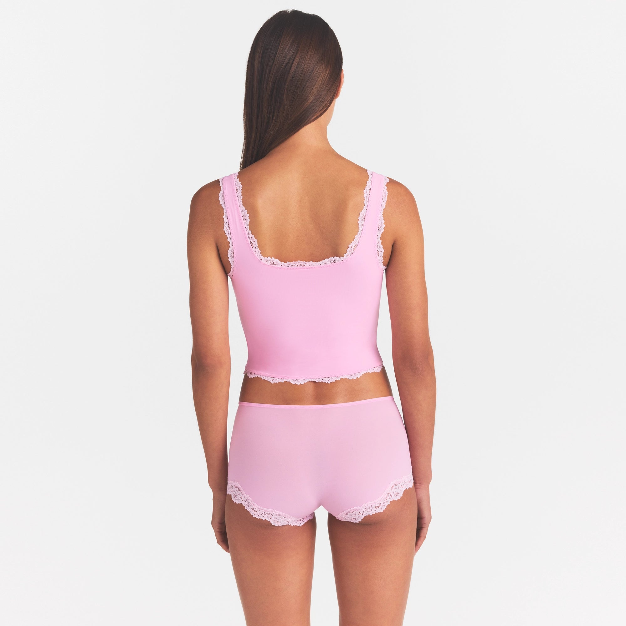 FITS EVERYBODY LACE TANK | BUBBLE GUM TONAL - Image 4