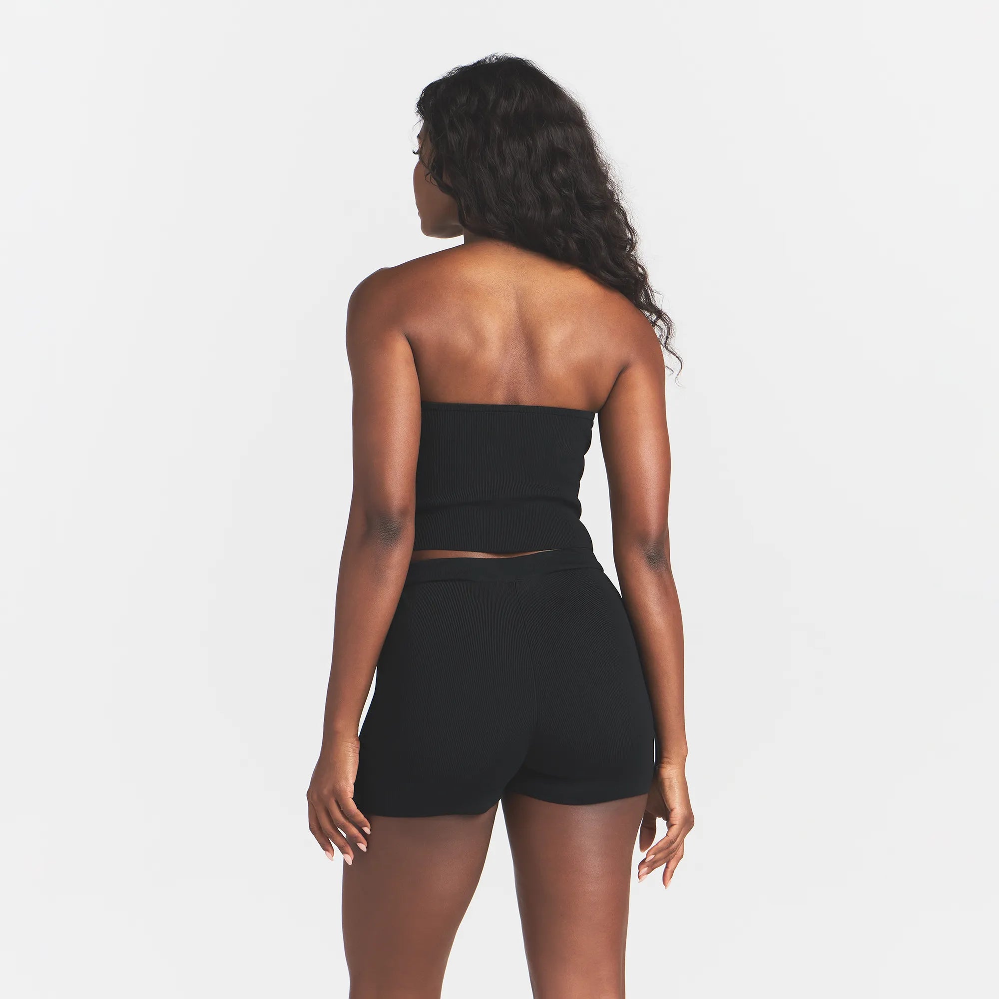REFINED KNIT TUBE TOP | OBSIDIAN - Image 4