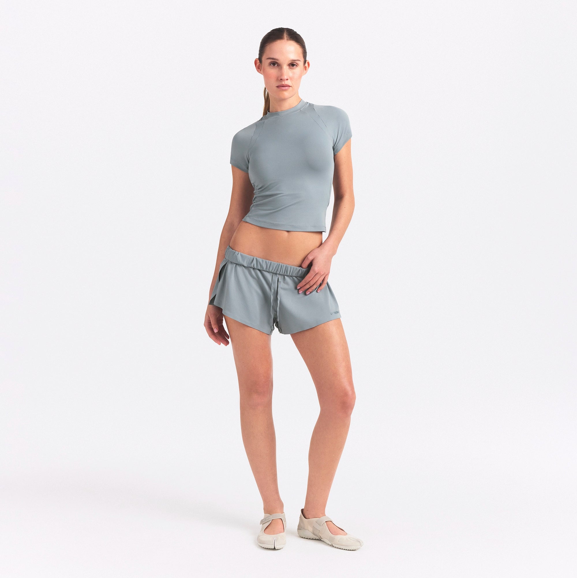 NikeSKIMS AIRY BABY T-SHIRT | WASHED PACIFIC - Image 2