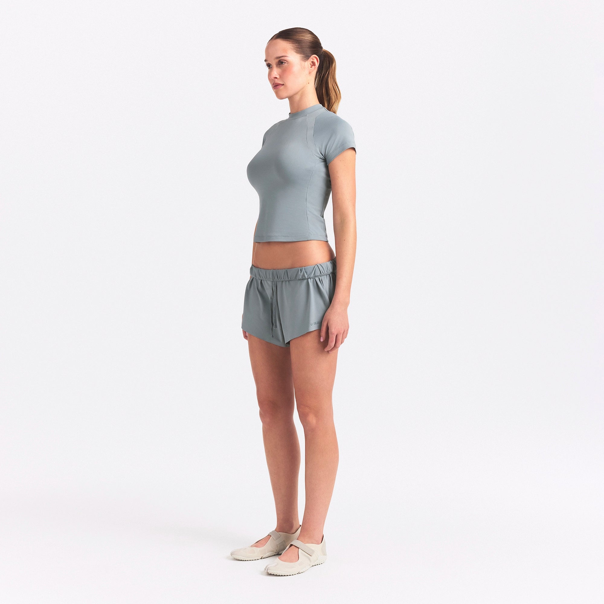 NikeSKIMS AIRY BABY T-SHIRT | WASHED PACIFIC - Image 4