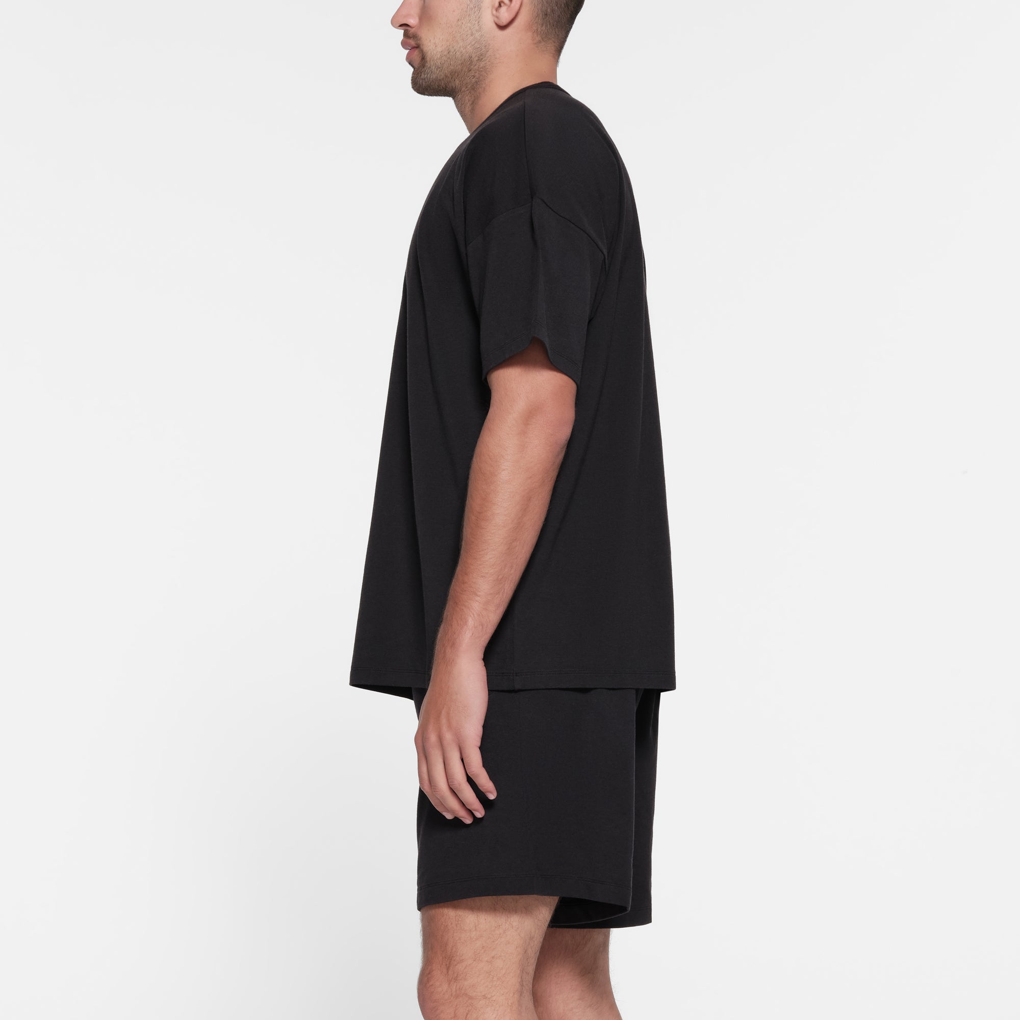 JERSEY LOUNGE MENS OVERSIZED T-SHIRT | OBSIDIAN - Image 3